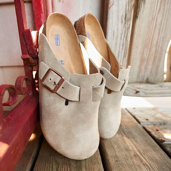 Birkenstock Boston Clog in Taupe Product Image