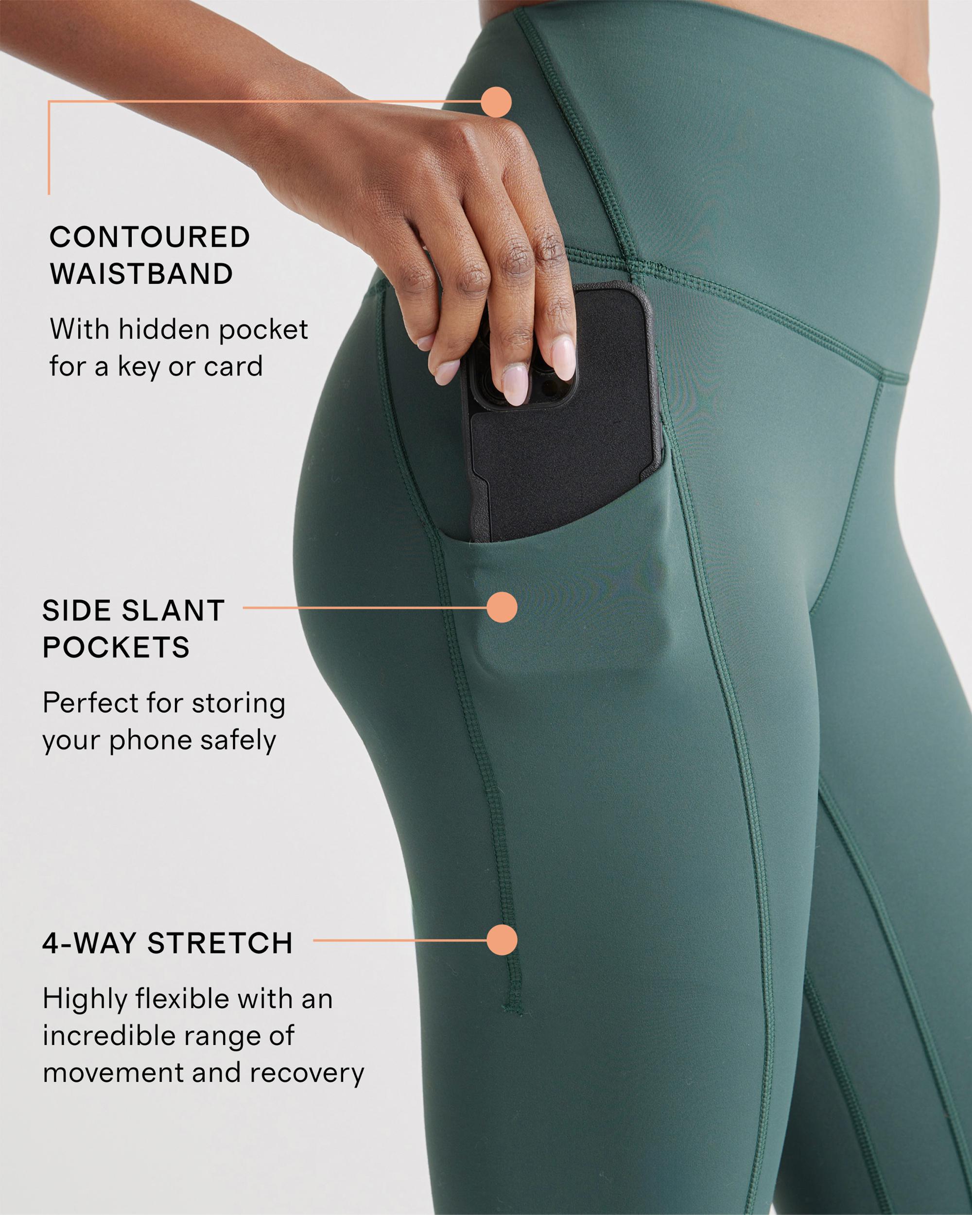 Quince | Women's Ultra-Form High-Rise Pocket Legging Size XS, Nylon/Spandex Product Image