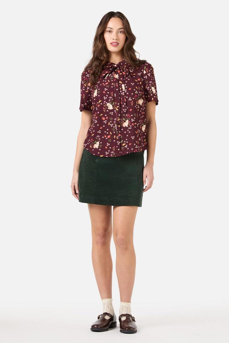 Coco Rabbit Short Sleeve Blouse Product Image