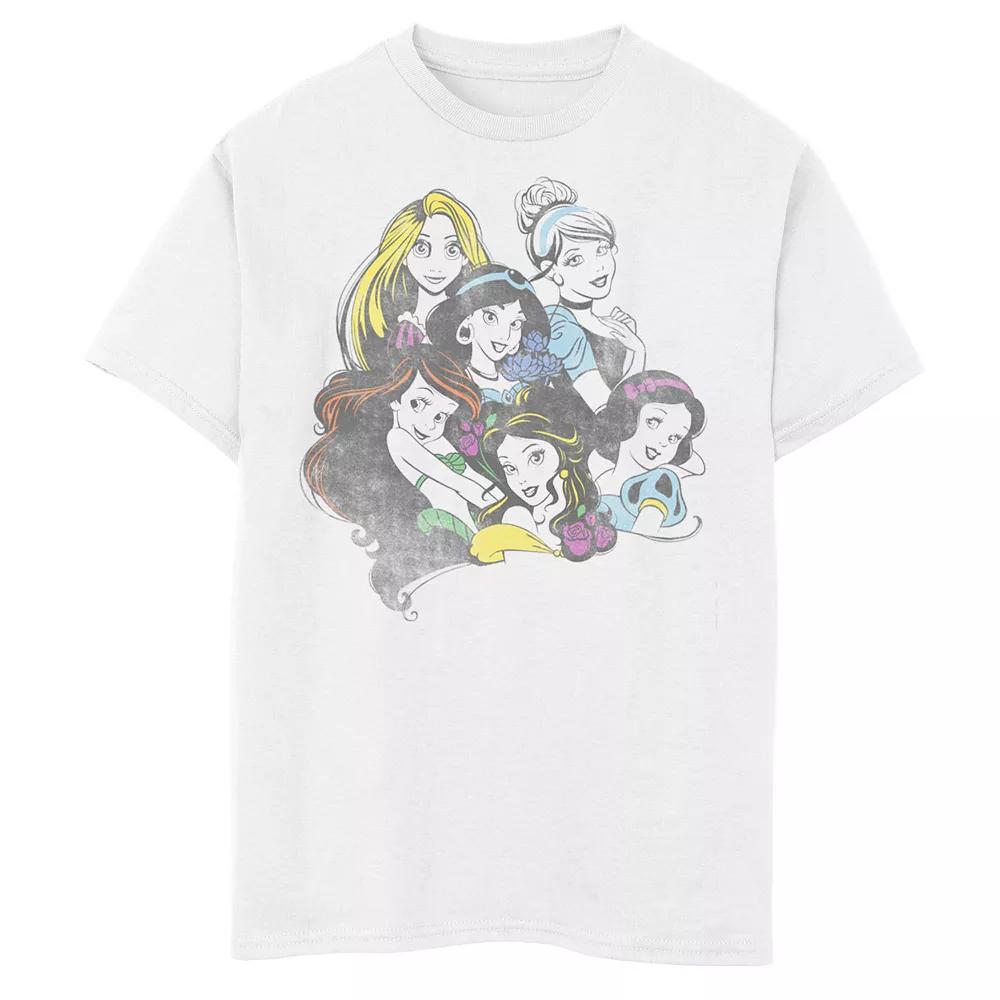 Boys 6-20 Disney Princess Group Bold Color Pop Tee, Boy's,  Product Image