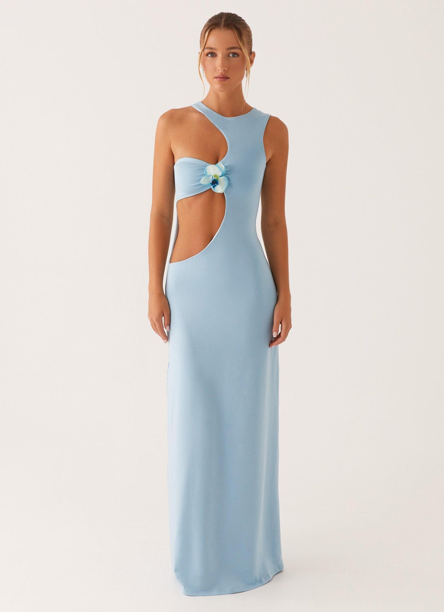 Mahalia Maxi Dress - Blue Product Image