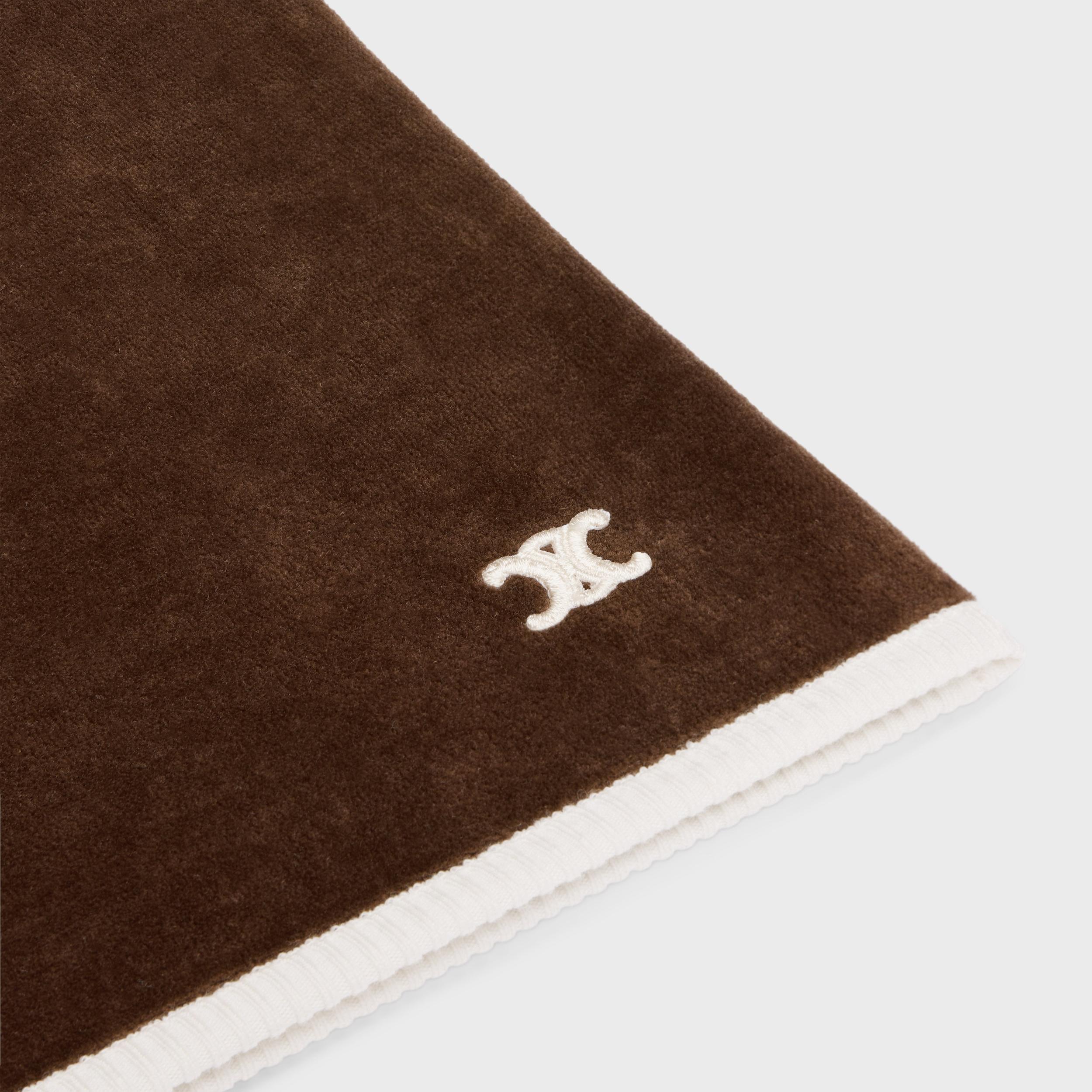 triomphe tank top in velvet jersey Product Image