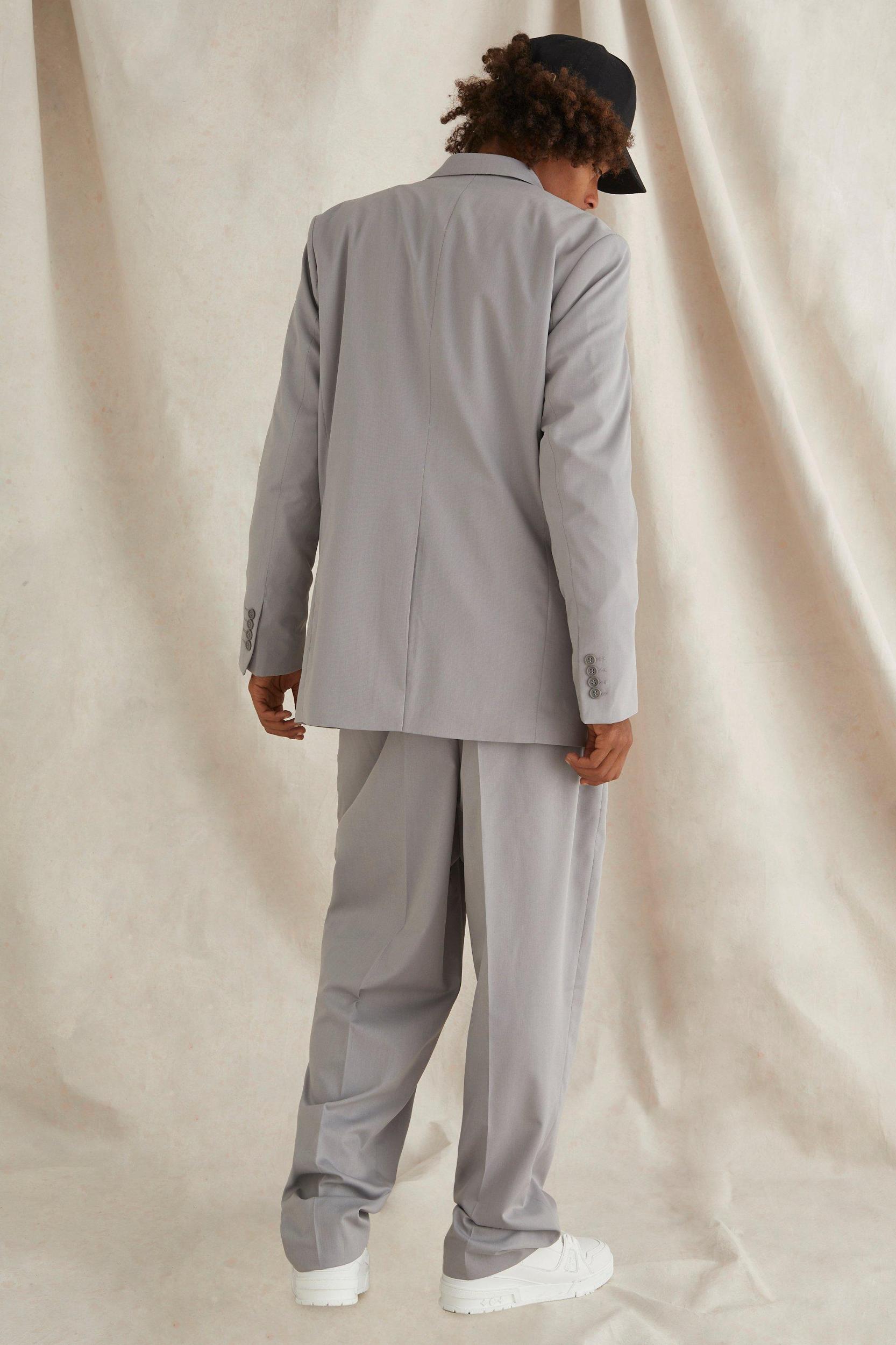 Double Breasted Oversized Blazer | boohooMAN USA Product Image