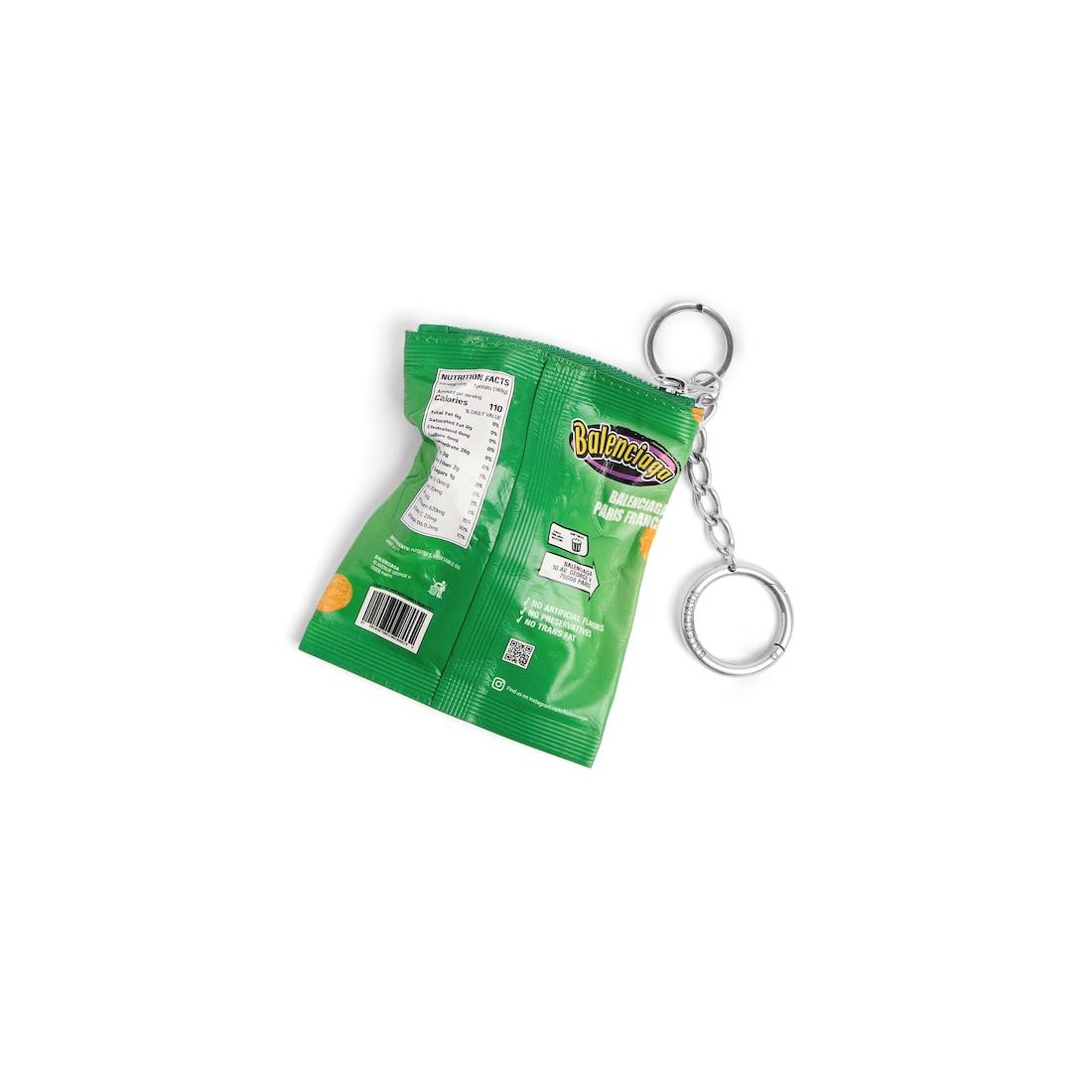 Keychain Chips Charm in Green Product Image