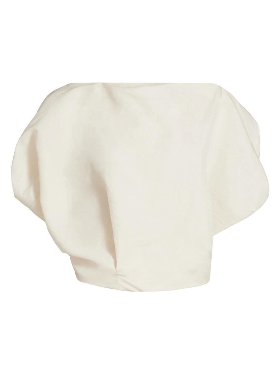 Womens Niles Silk-Cotton Pillow Top Product Image