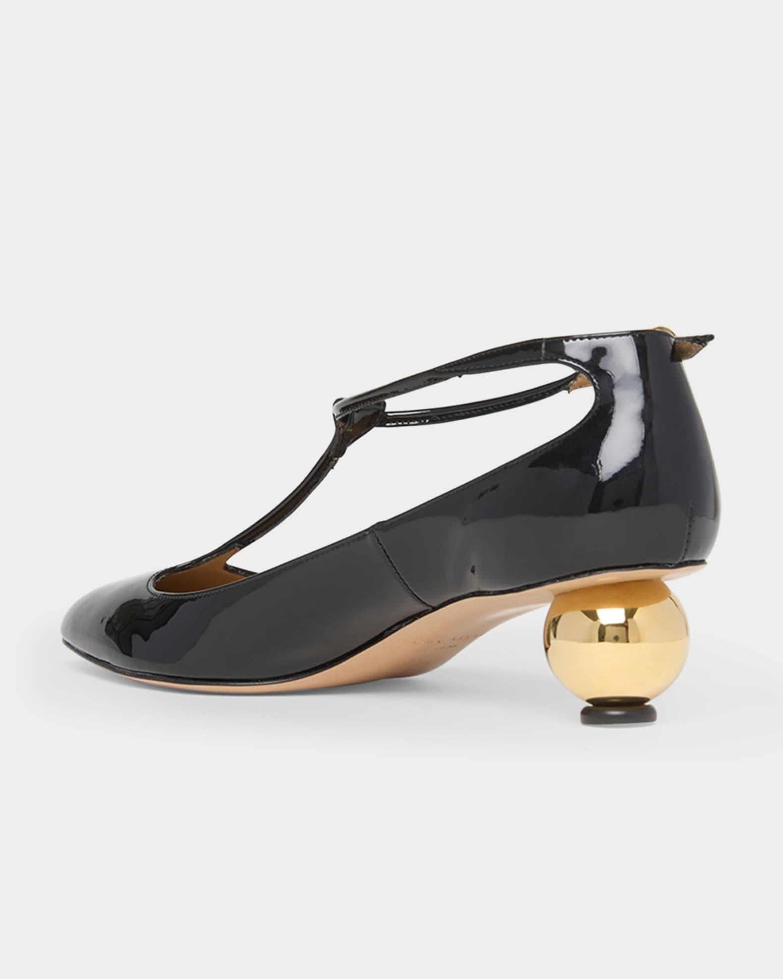 Tania Patent T-Strap Pumps Product Image