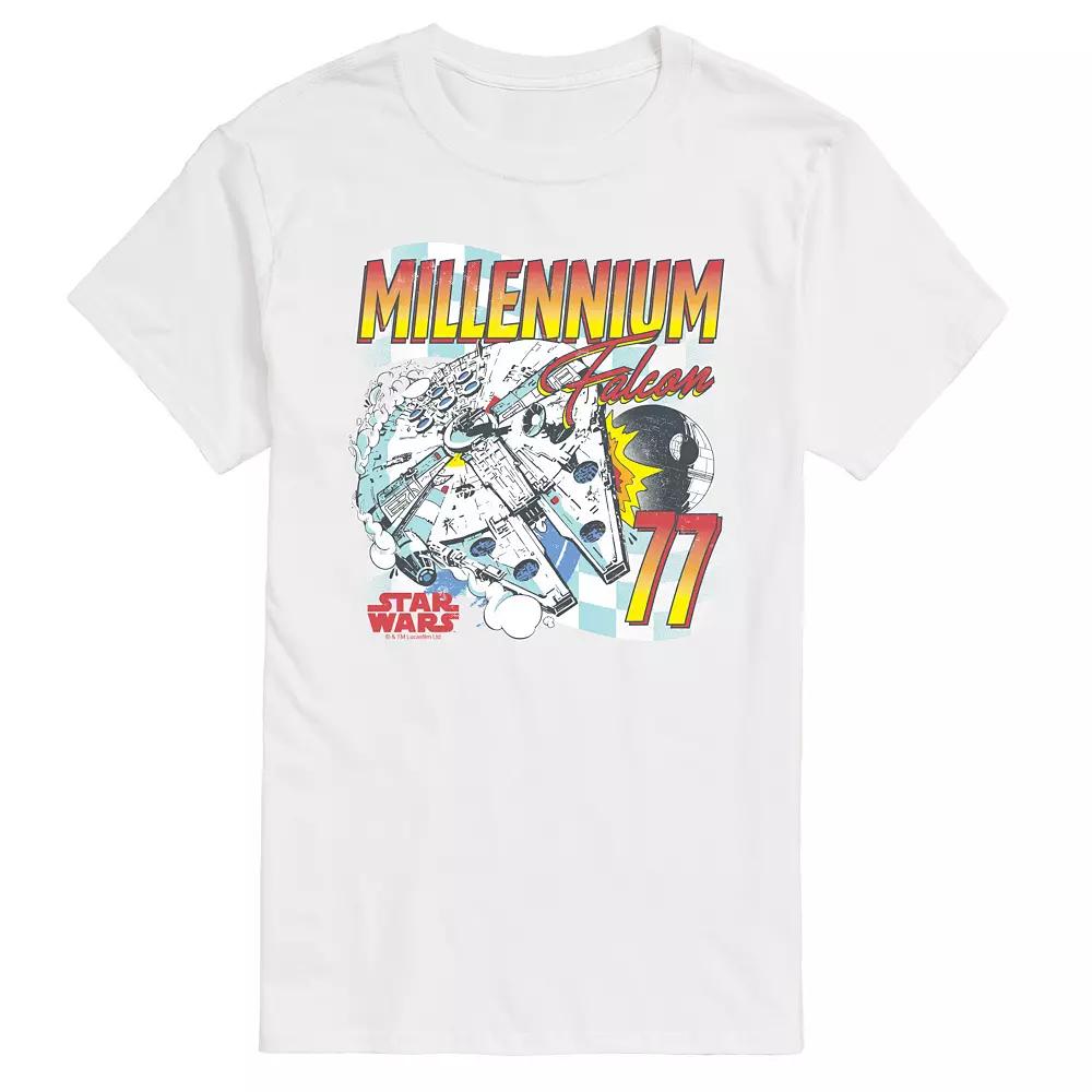 Men's Star Wars Millennium Falcon Vintage Graphic Tee,  Product Image