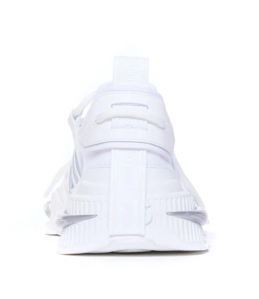 DOLCE & GABBANA White Sneakers With Modern Silhouette And Unique Lacing System Product Image