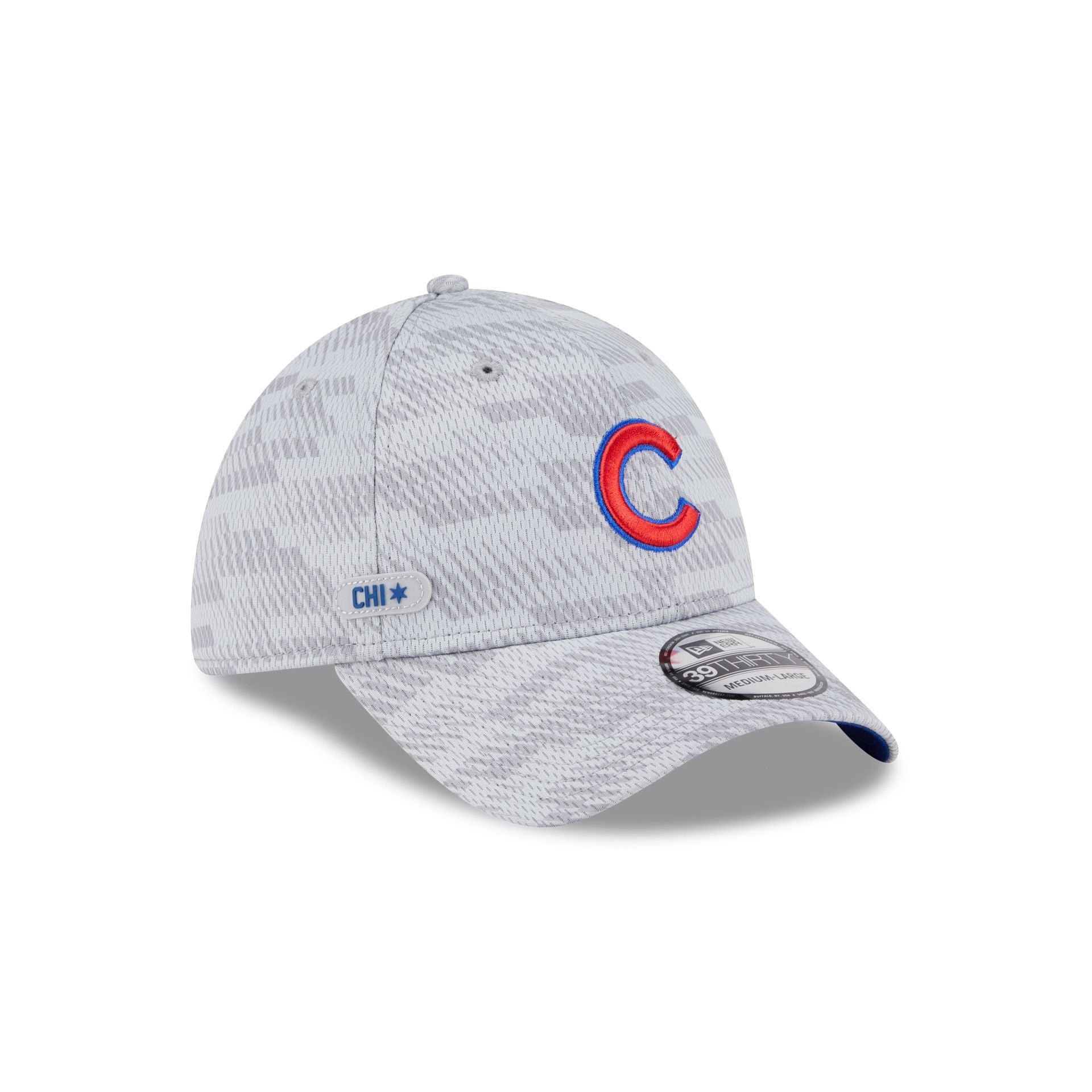 Chicago Cubs 2025 Clubhouse Gray 39THIRTY Stretch Fit Male Product Image