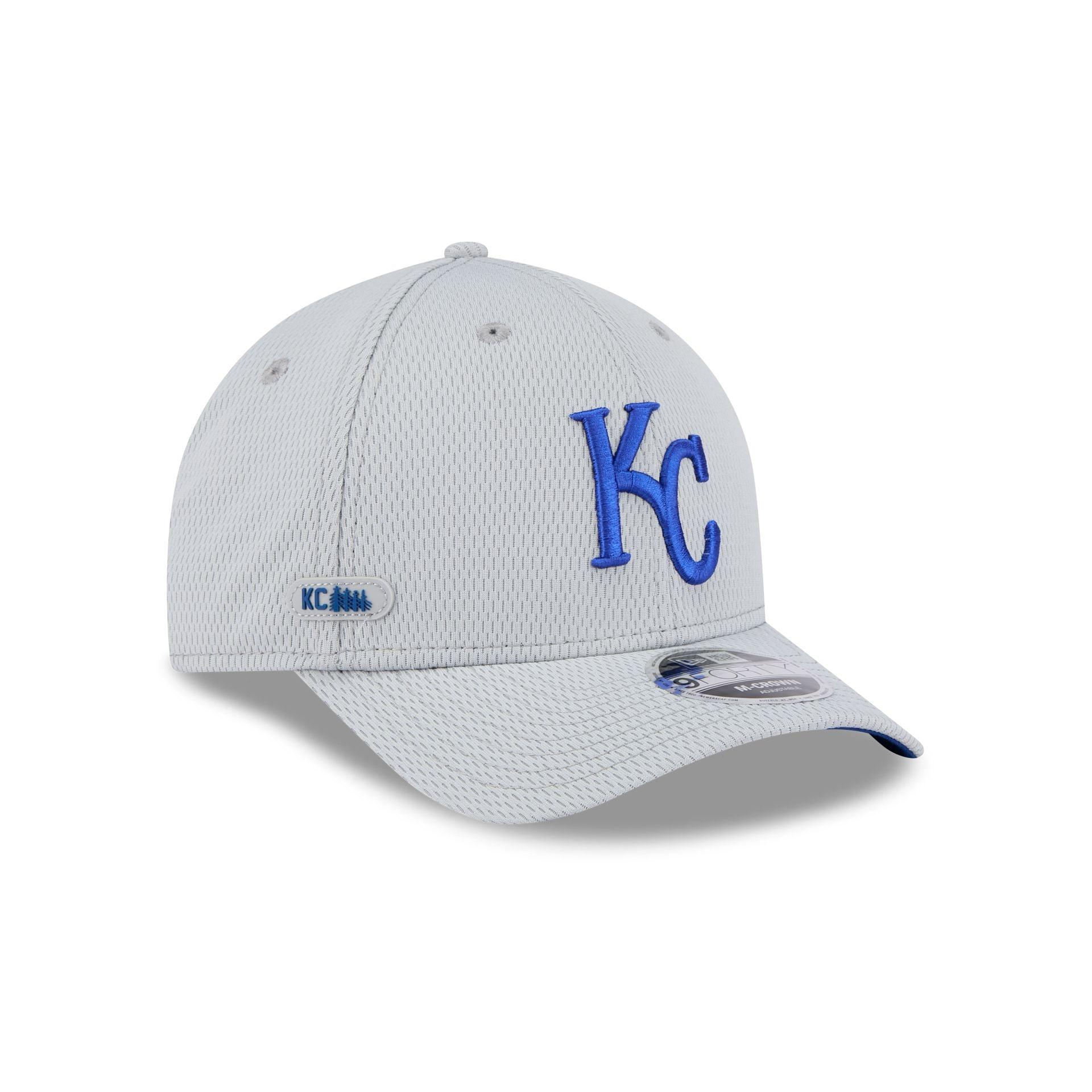 Kansas City Royals 2025 Clubhouse Gray 9FORTY M-Crown Snapback Hat Male Product Image