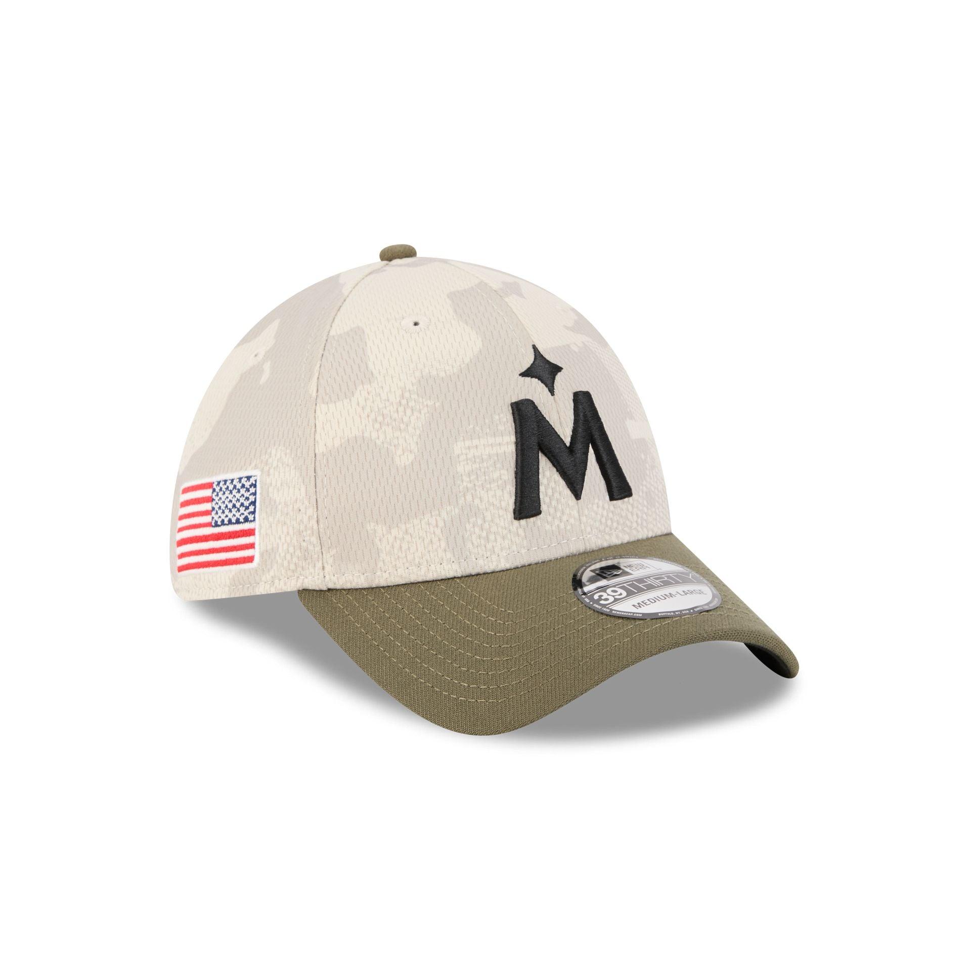 Minnesota Twins Armed Forces Day 2025 39THIRTY Stretch Fit Hat Male Product Image