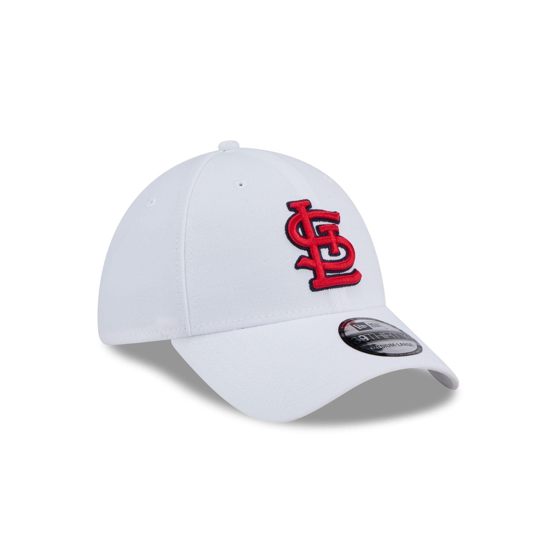 St. Louis Cardinals Optic White 39THIRTY Stretch Fit Hat Male Product Image