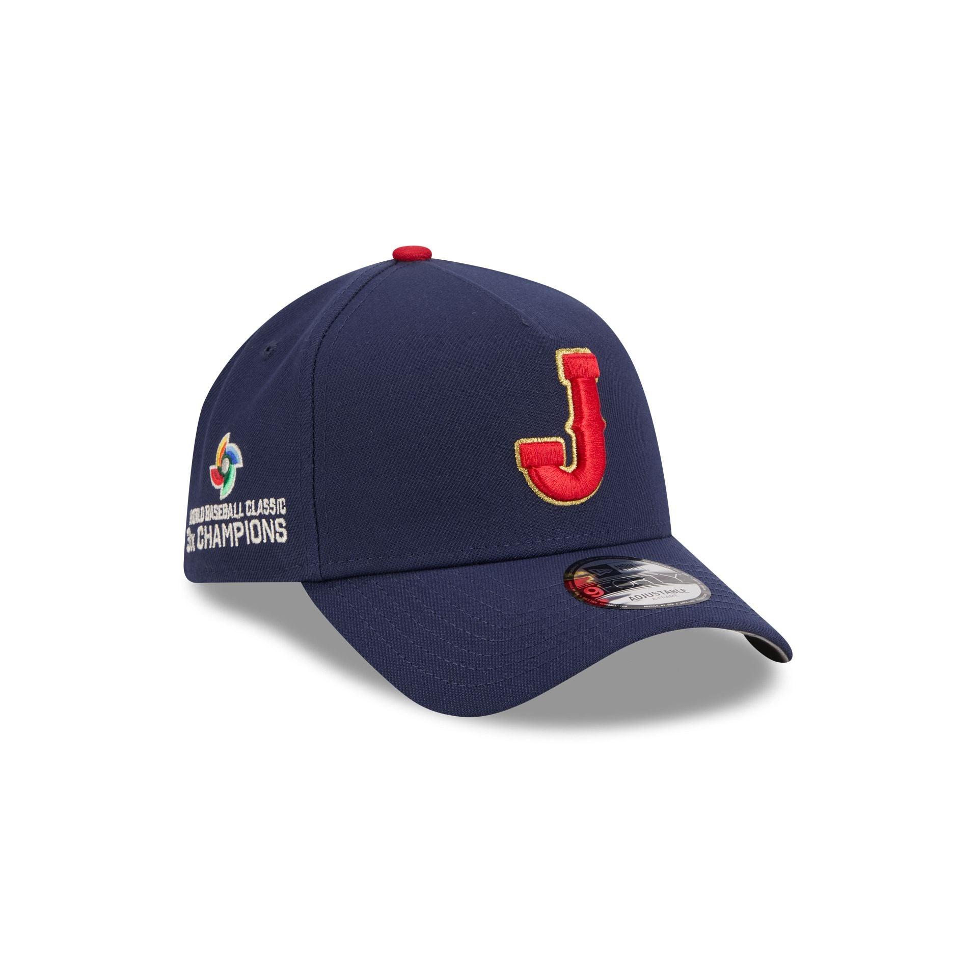 Japan 3x Champions 9FORTY A-Frame Snapback Hat Male Product Image