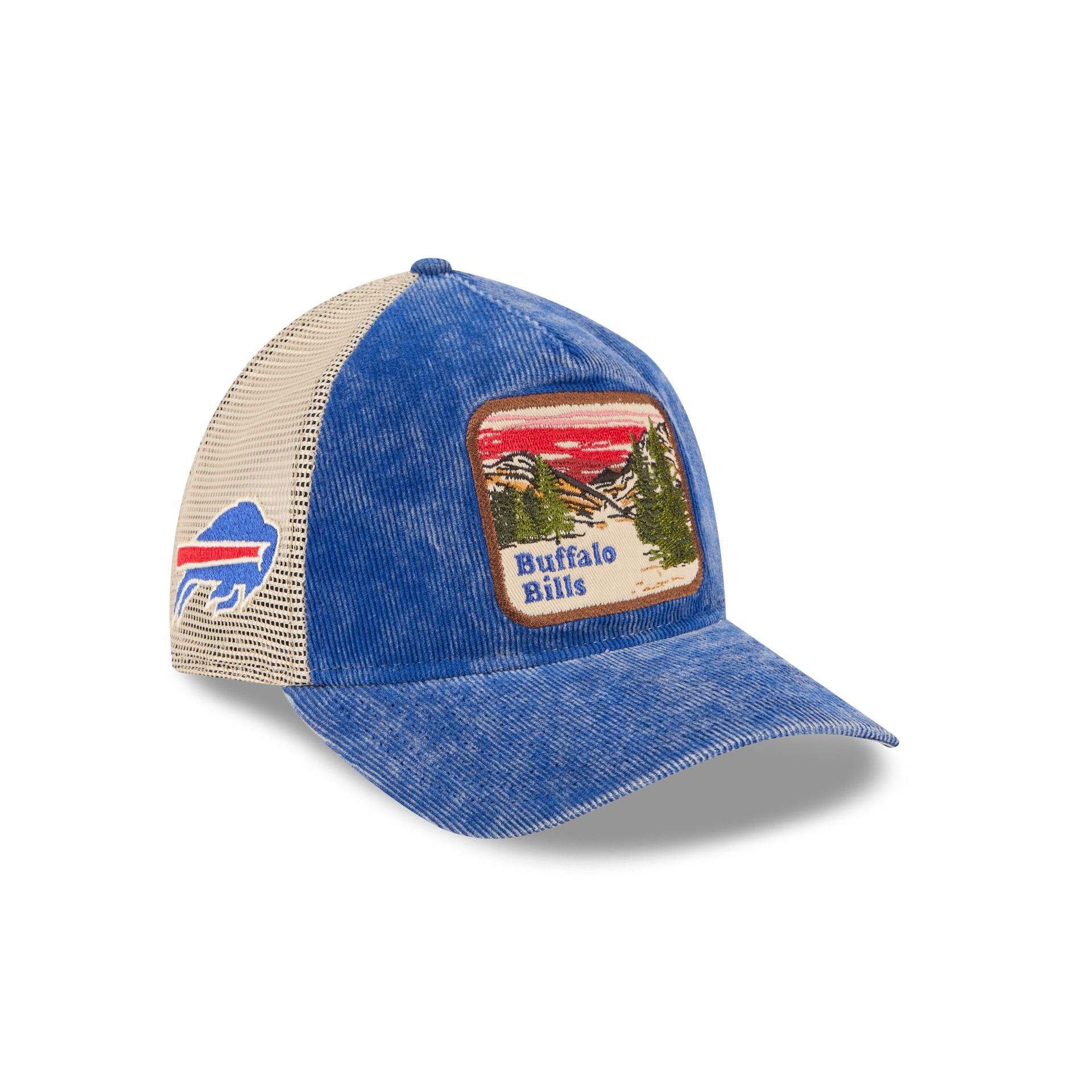 Buffalo Bills Vintage Landscape 9TWENTY A-Frame Trucker Hat Male Product Image