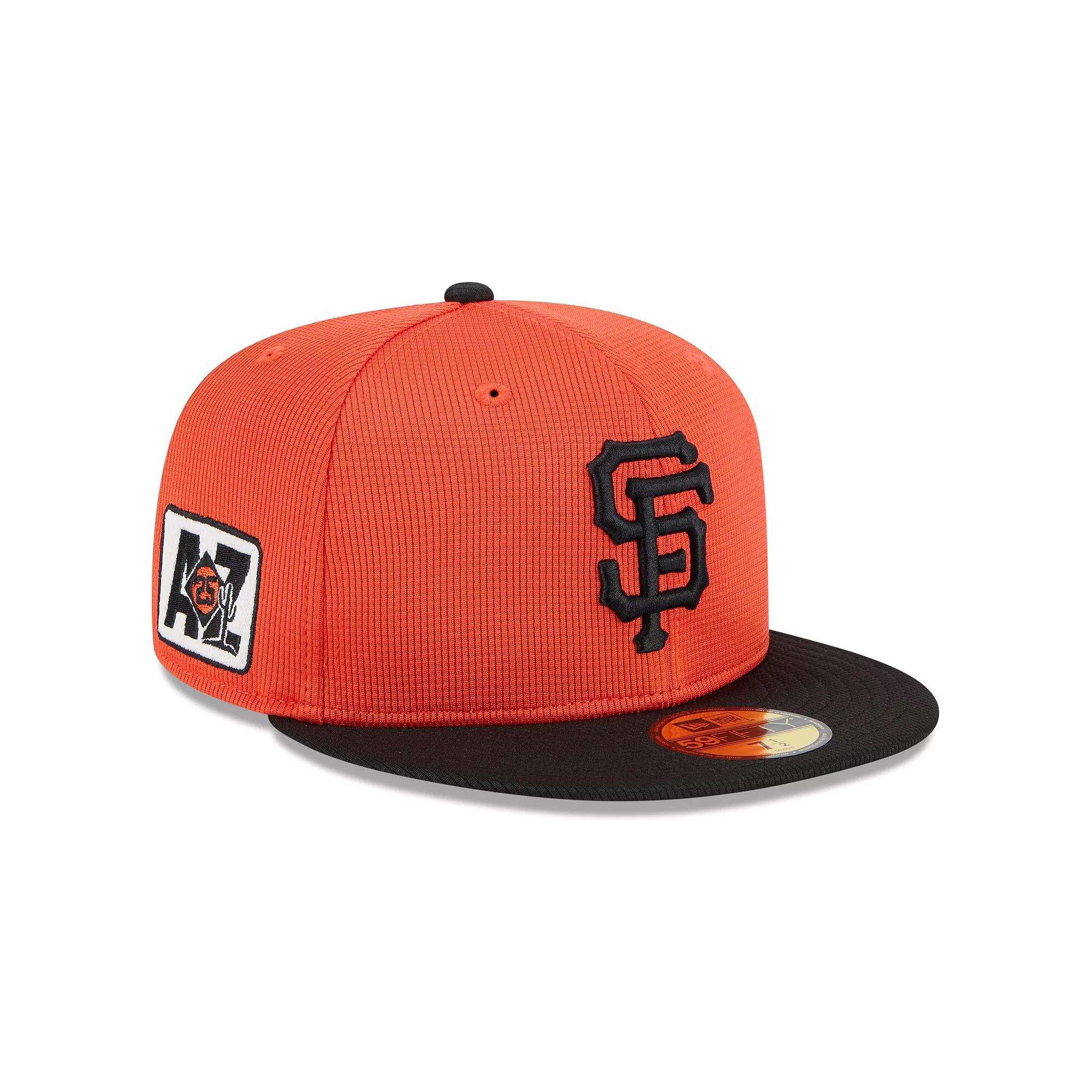 Men's New Era Orange/Black San Francisco Giants 2025 Spring Training 59FIFTY Fitted Hat,  Product Image
