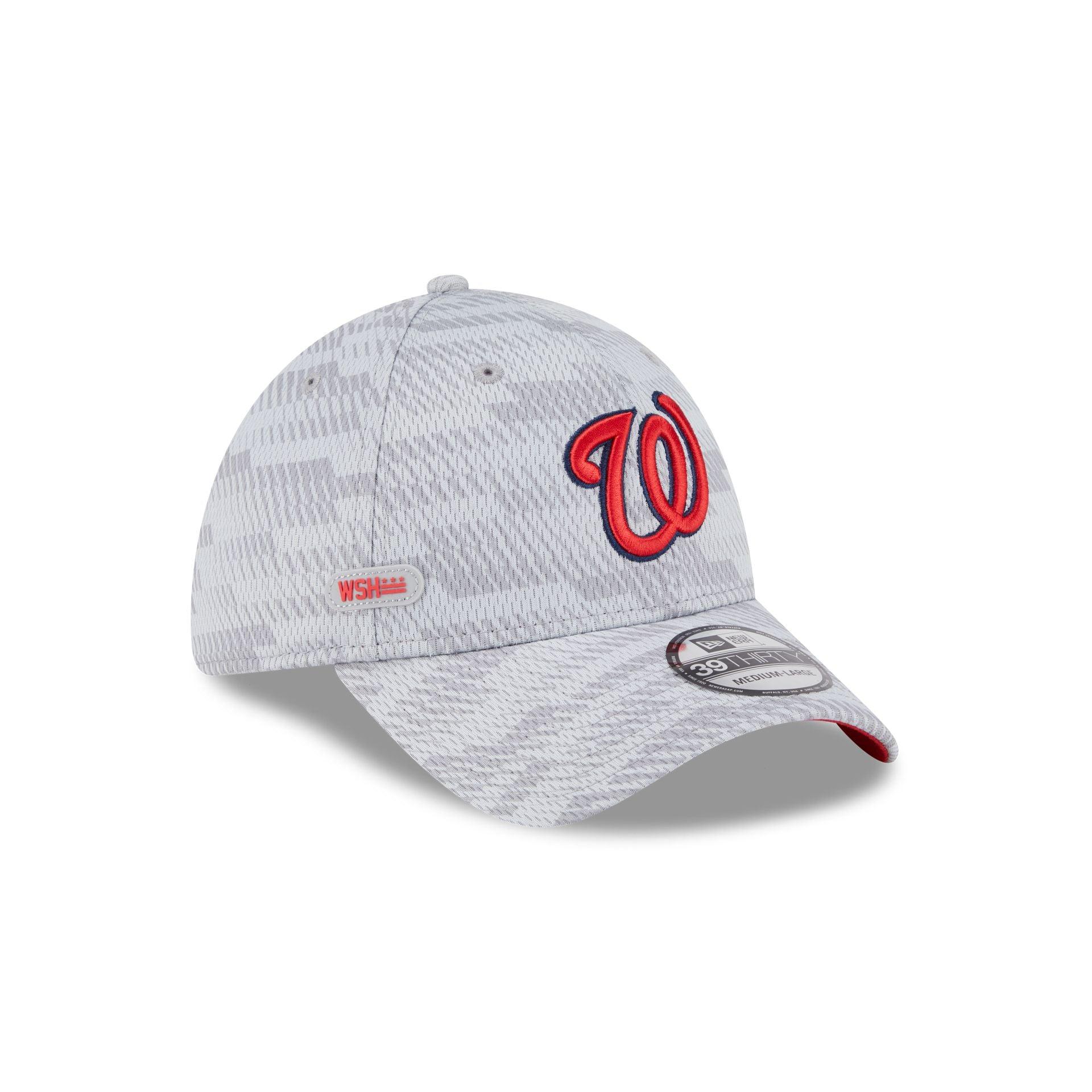 Washington Nationals 2025 Clubhouse Gray 39THIRTY Stretch Fit Male Product Image