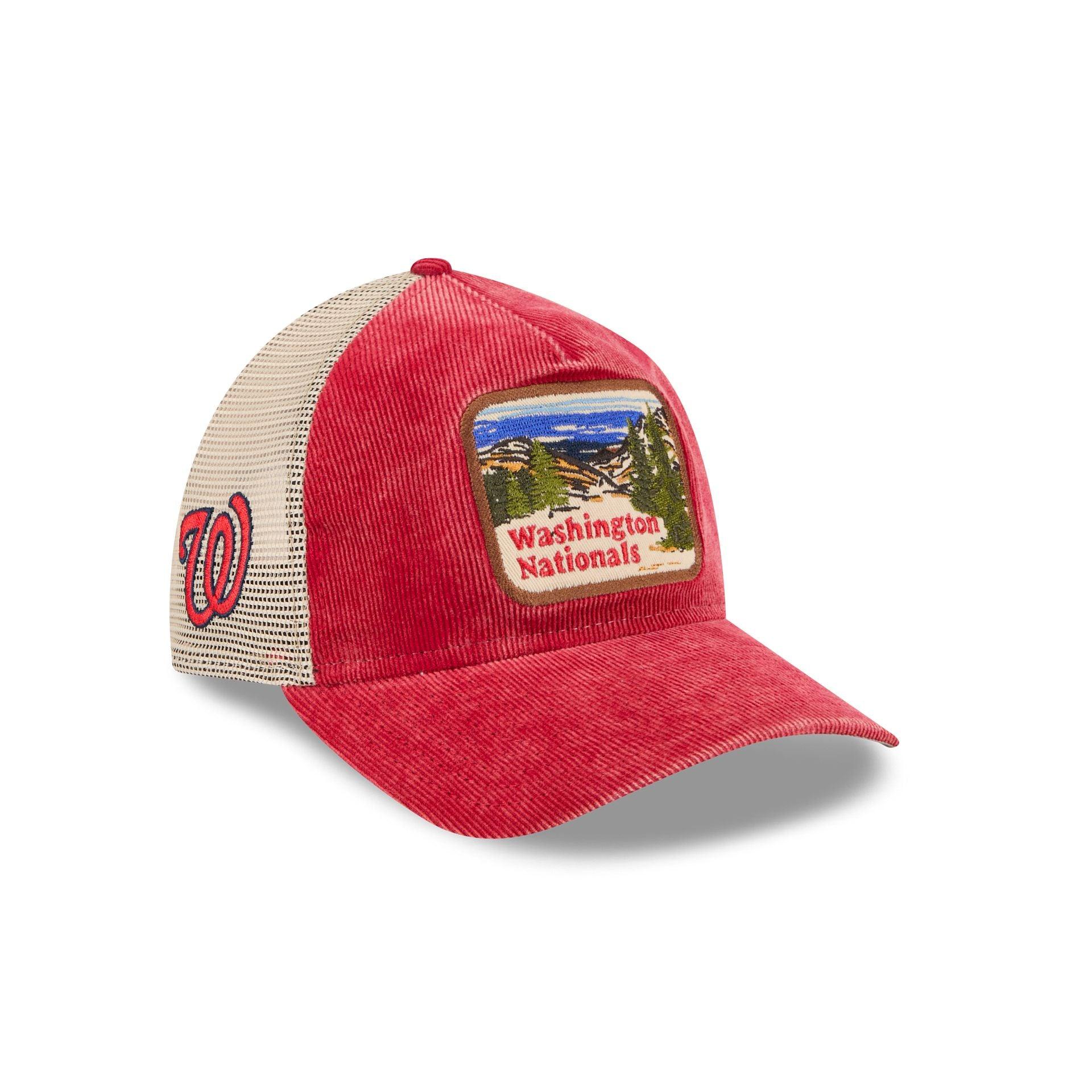 Washington Nationals Vintage Landscape 9TWENTY A-Frame Trucker Hat Male Product Image