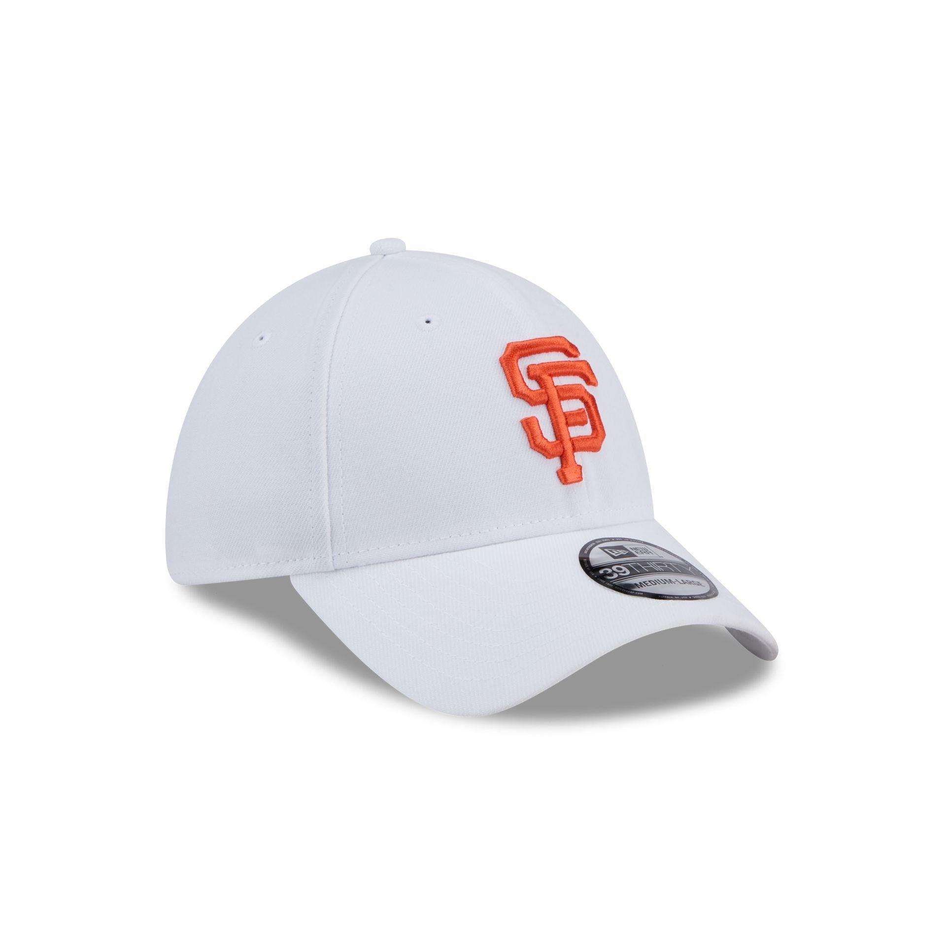 San Francisco Giants Optic White 39THIRTY Stretch Fit Hat Male Product Image