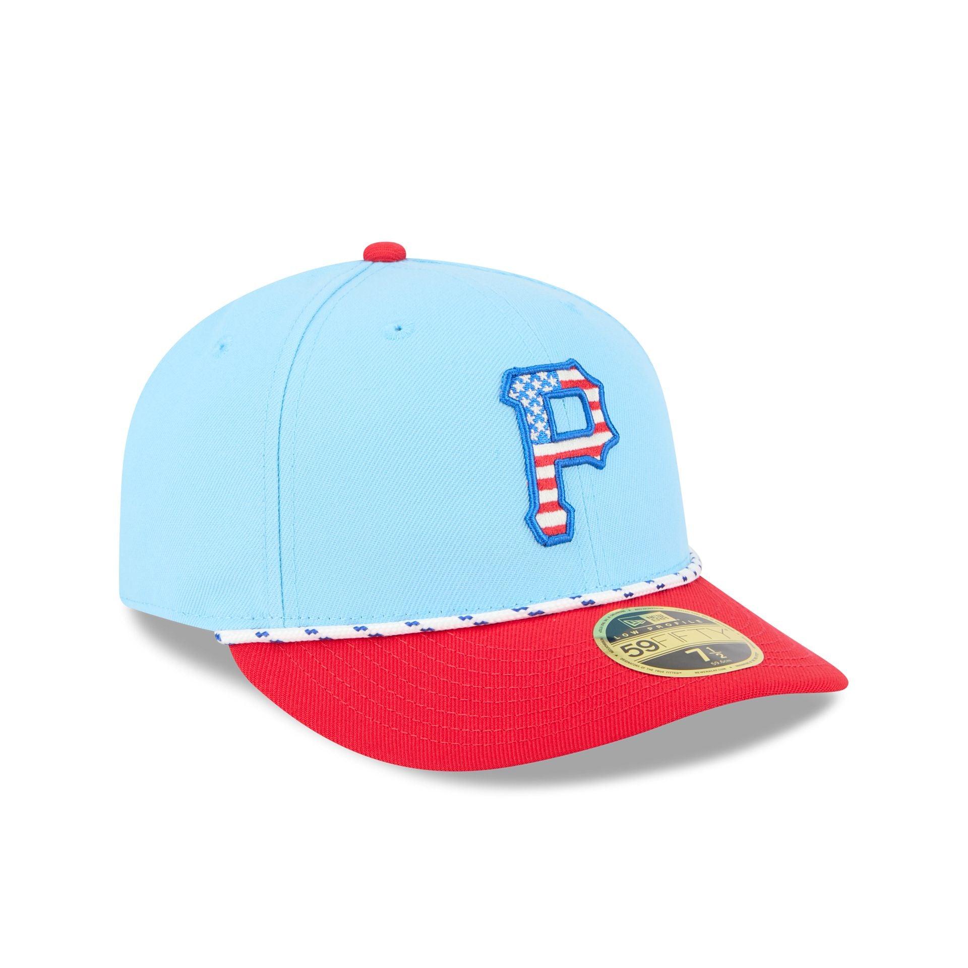Pittsburgh Pirates Independence Day 2025 Low Profile 59FIFTY Fitted Hat Male Product Image