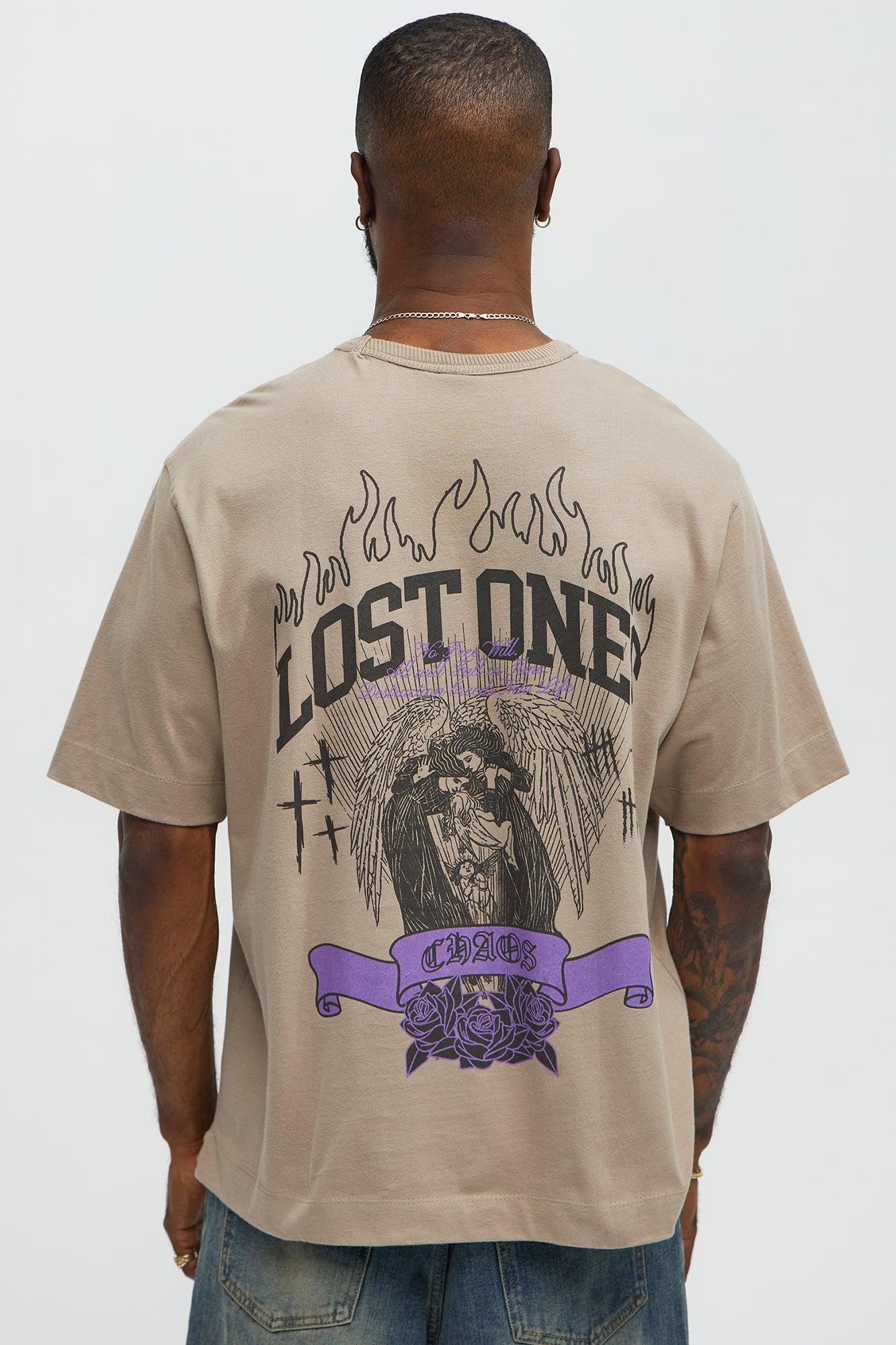 Lost Ones Oversized Short Sleeve Tee - Sand Product Image