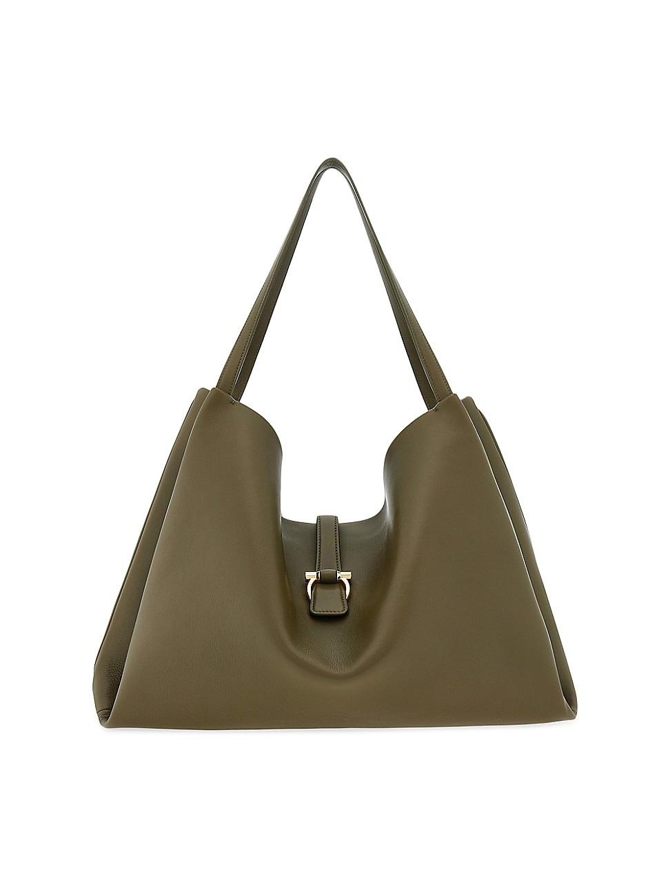 Womens Large Leather Hobo Bag Product Image