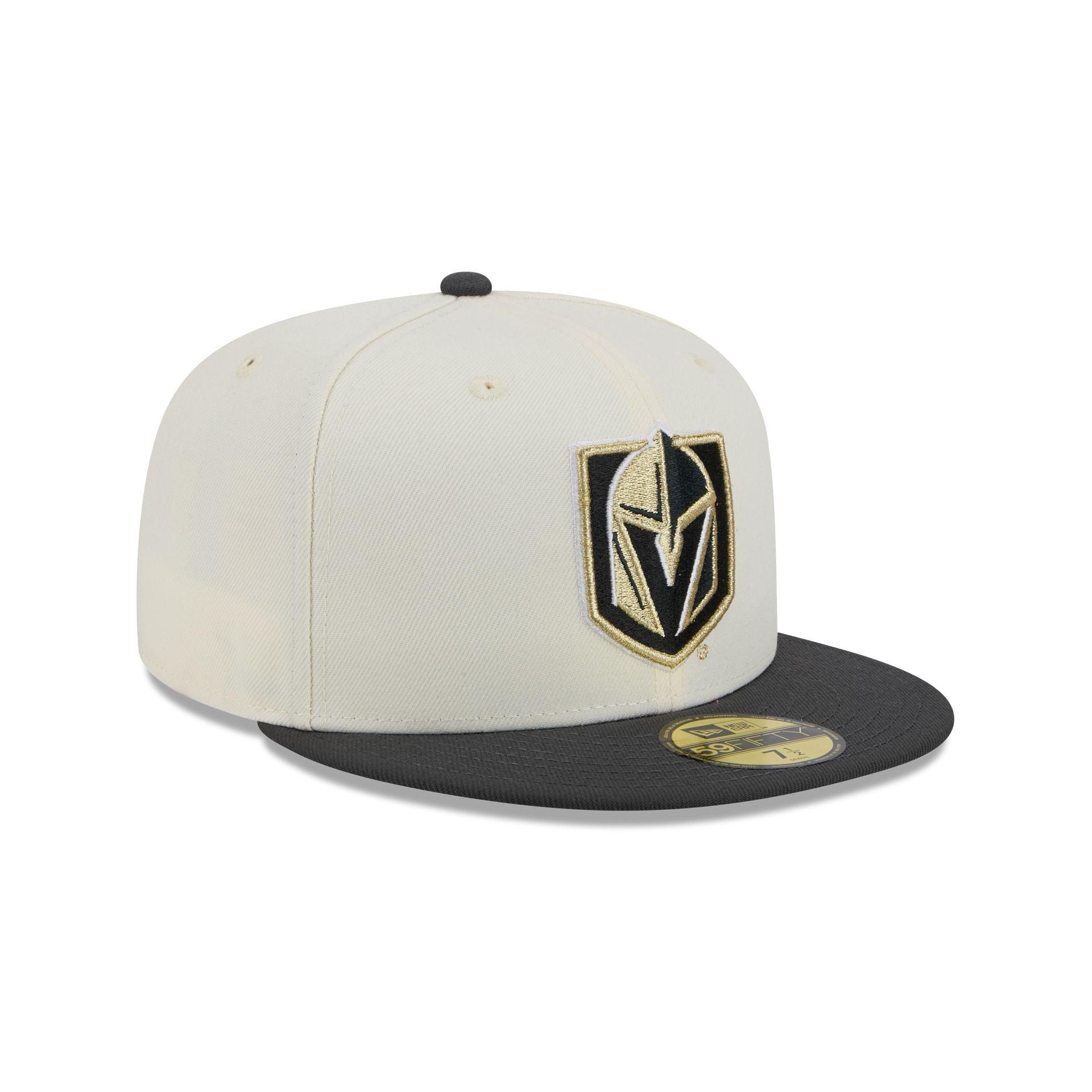 Vegas Golden Knights Chrome White 59FIFTY Fitted Hat Male Product Image