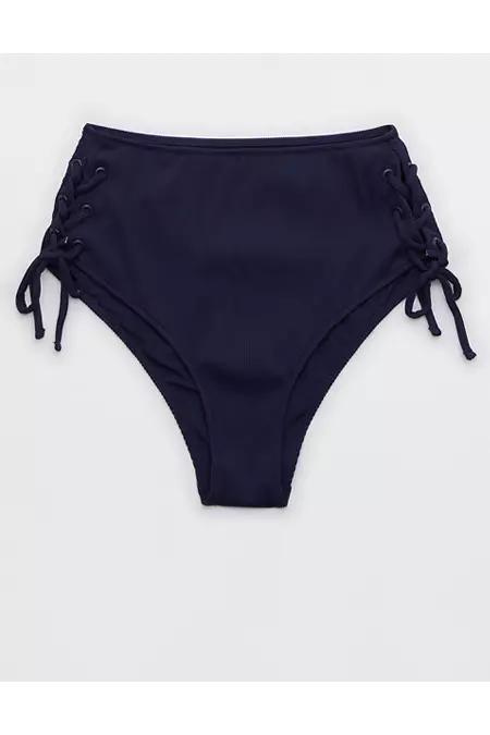 Aerie The Cheeks Ribbed Bikini Bottom Women's Product Image