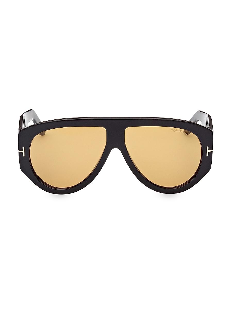 Mens 59MM Aviator Acetate Sunglasses Product Image