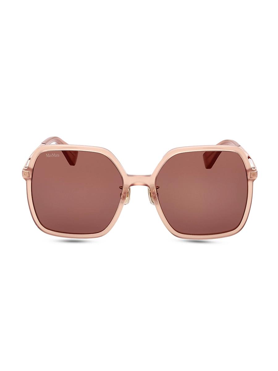Womens 59MM Square Sunglasses Product Image
