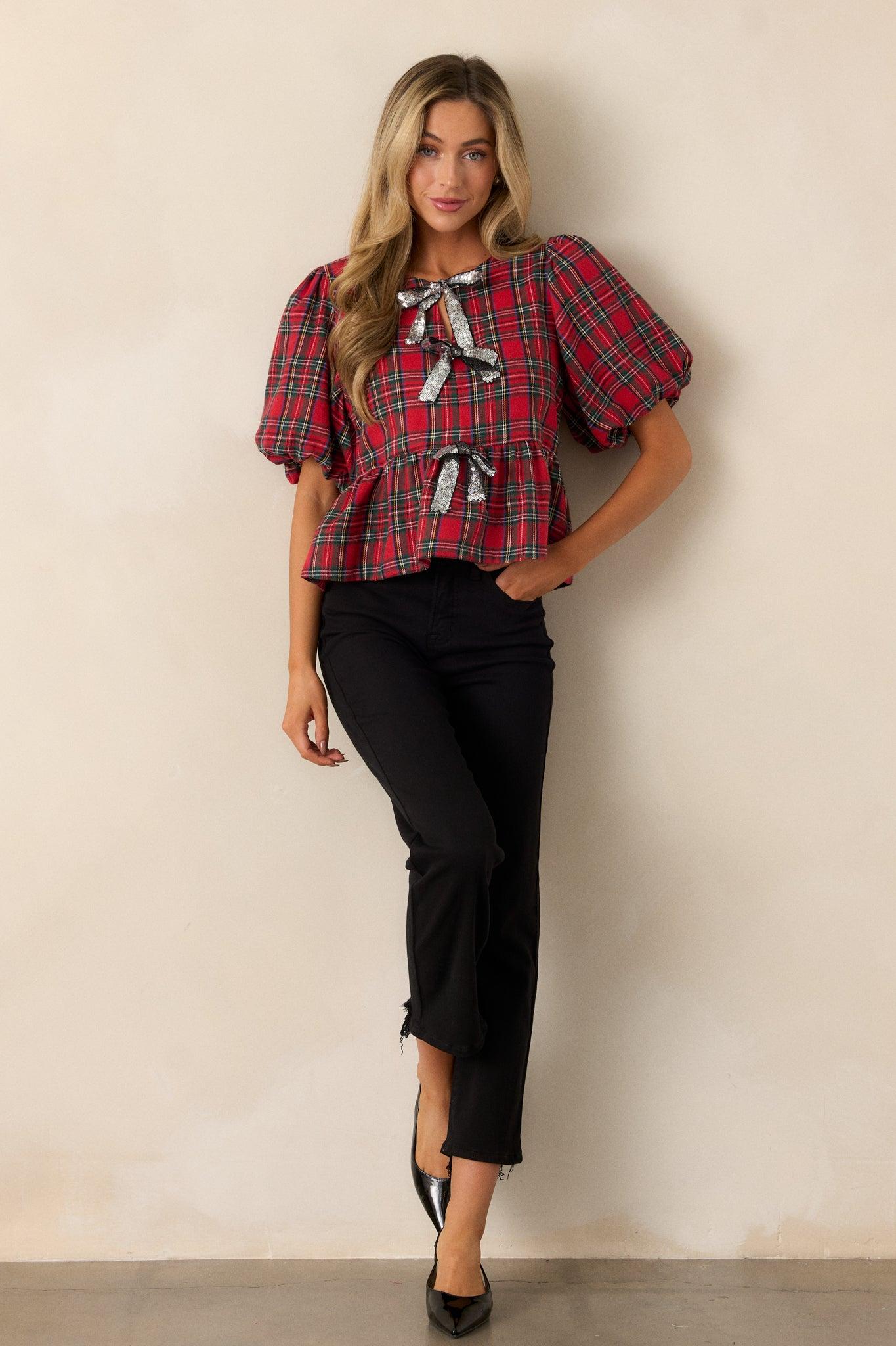 Soft Shadows Black Straight Leg Cropped Raw Hem Jeans Product Image