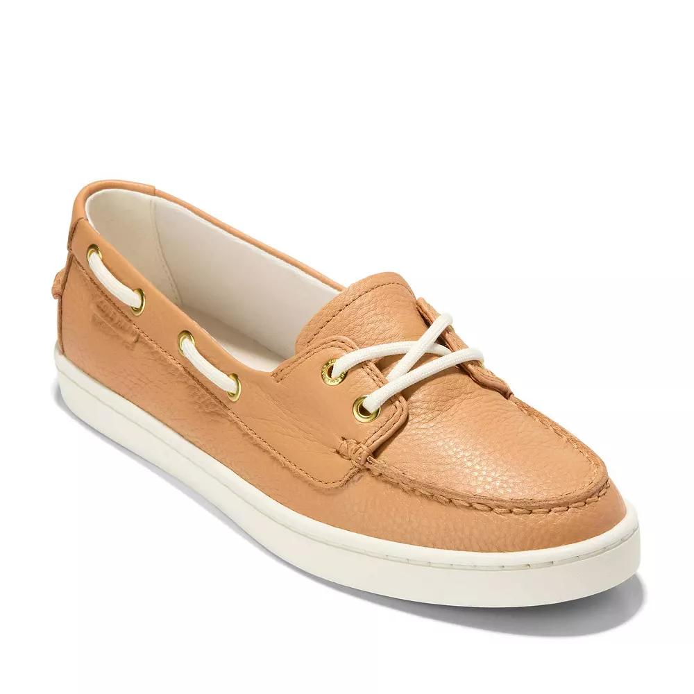 Cole Haan Nantucket Women's Boat Shoes, Size: 8, Biscuit Product Image