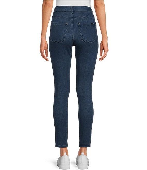HUE Ultra Soft High Waisted Denim Skinny Jeggings Product Image