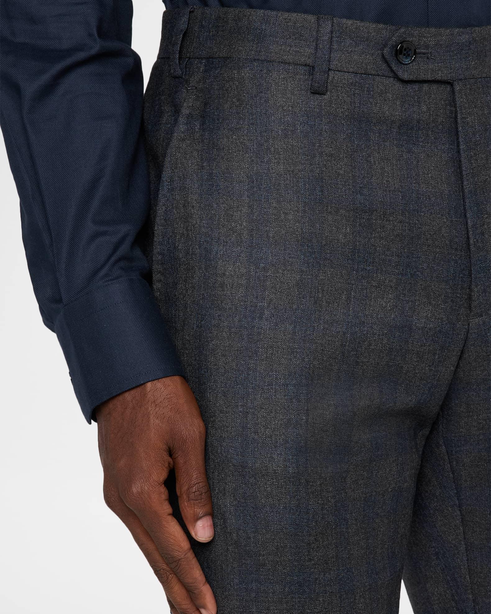 Men's Blurred Plaid G Line Two-Piece Suit  Product Image
