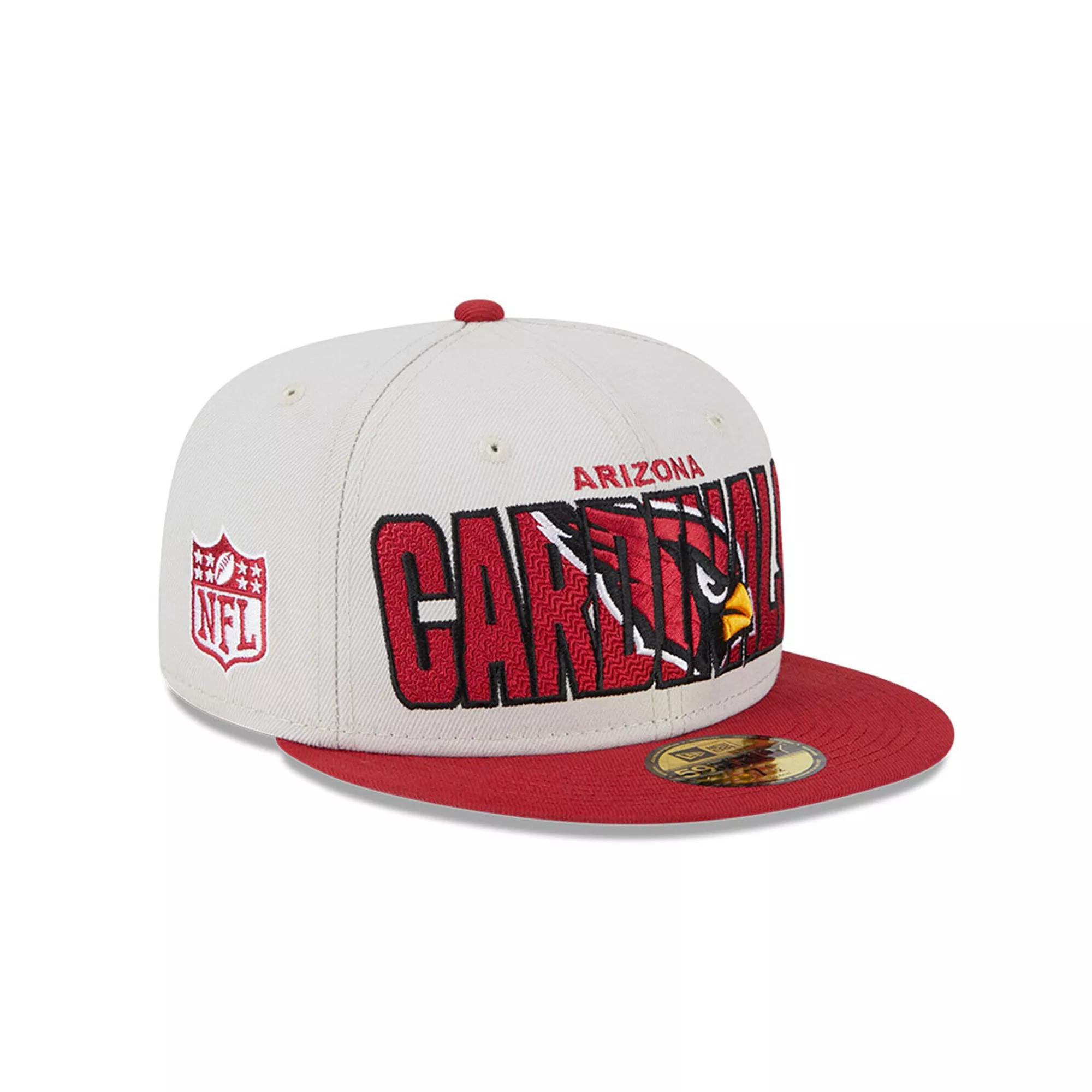 Men's New Era Stone/Cardinal Arizona Cardinals 2023 NFL Draft On Stage 59FIFTY Fitted Hat, Size: 7 3/4, Team Product Image