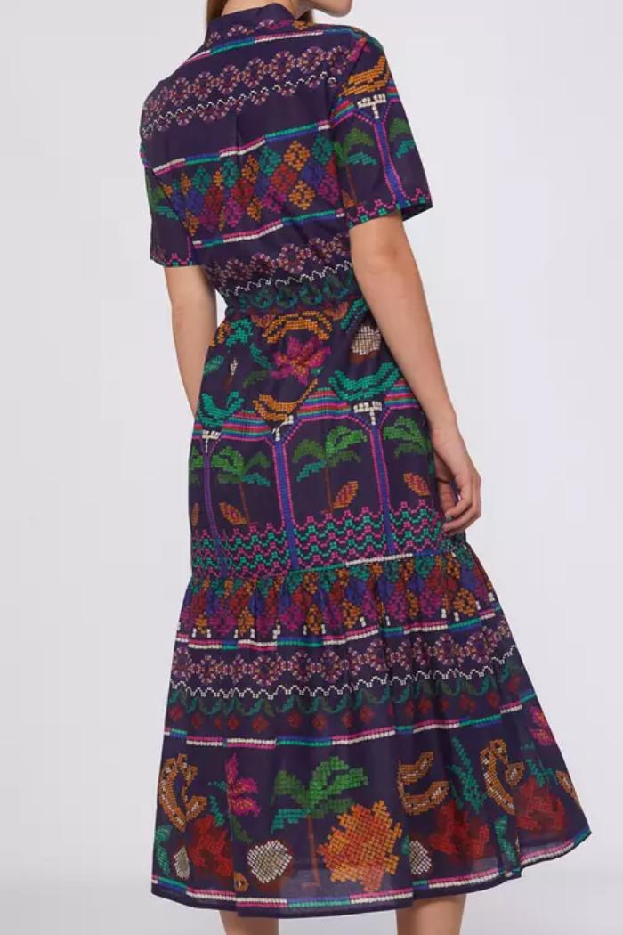 Aroa Navy Dress Product Image