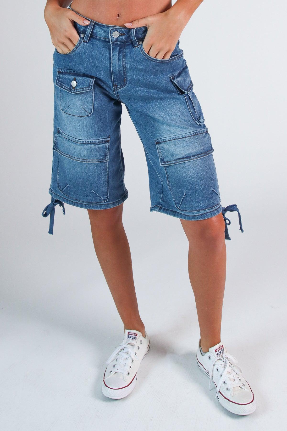 Long Skater Jorts Product Image