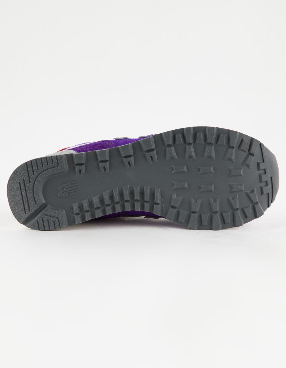 NEW BALANCE 574 Womens Shoes - BURGUNDY Product Image