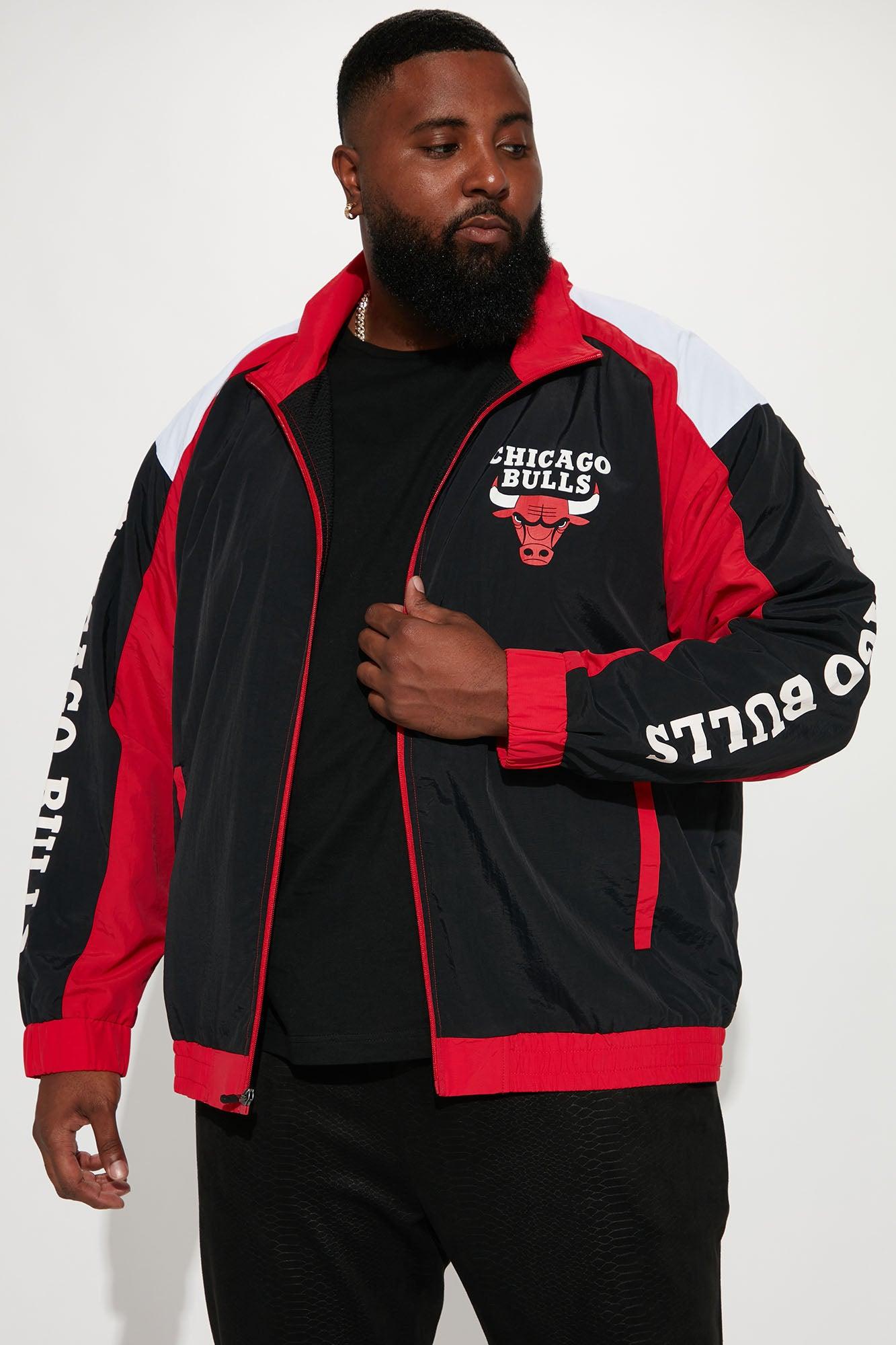 Chicago Bulls Threat Jacket - Black/Red Product Image
