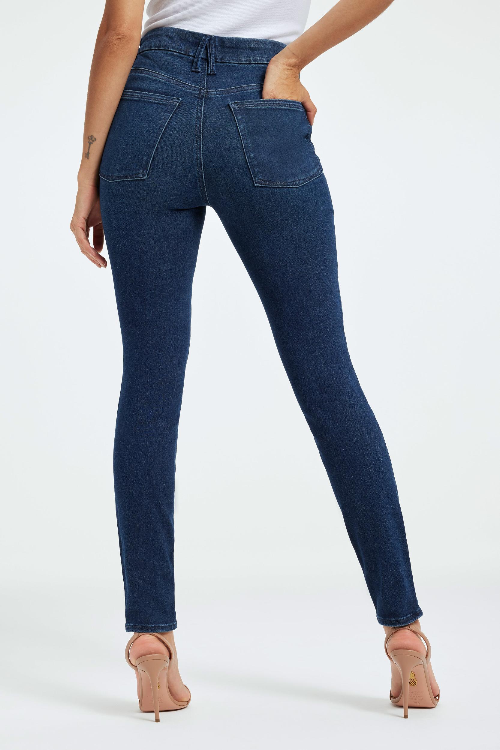 POWER STRETCH PULL-ON SKINNY JEANS | INDIGO491 Product Image