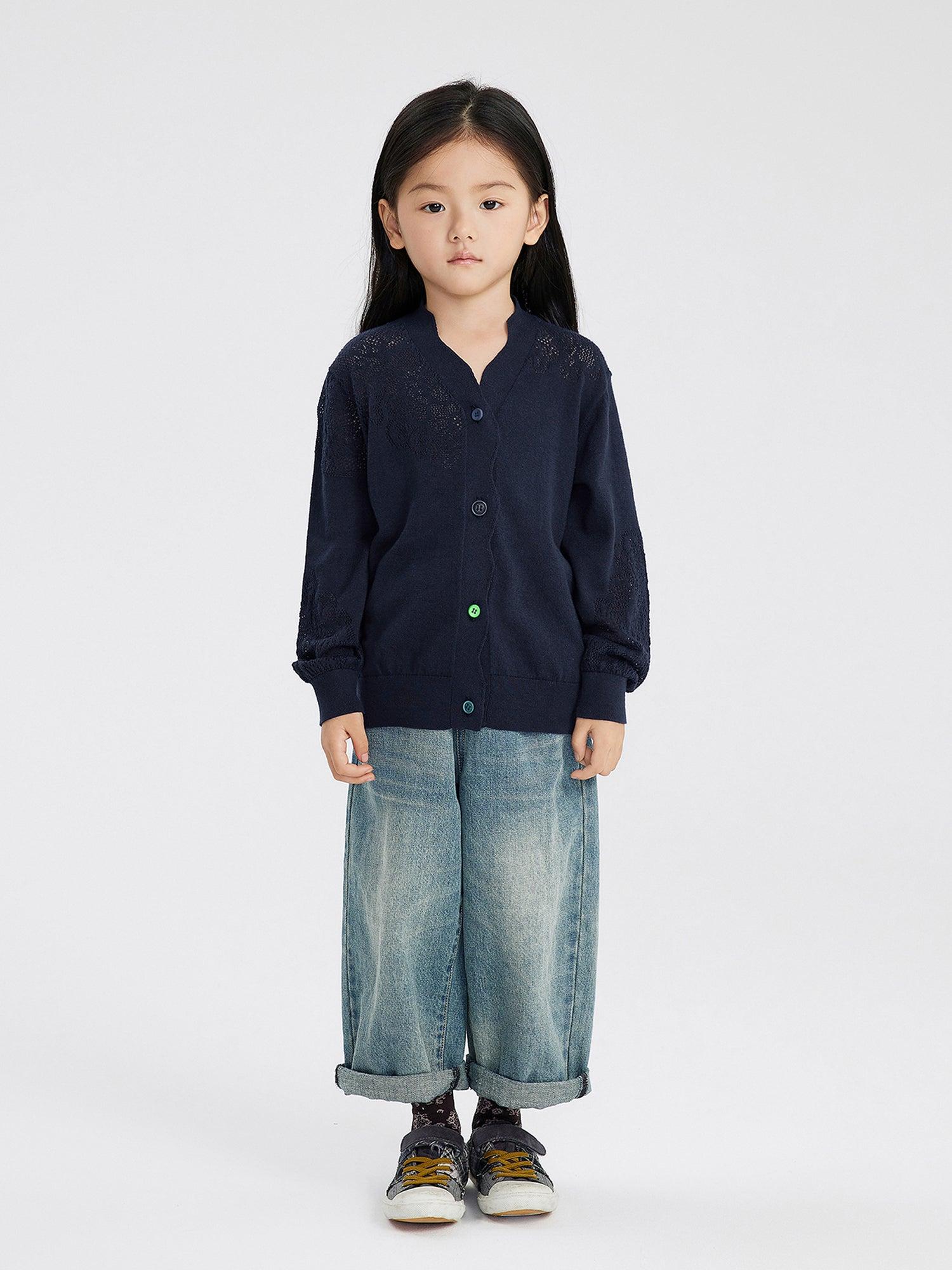 JNBY Lace Insert Cardigan Product Image