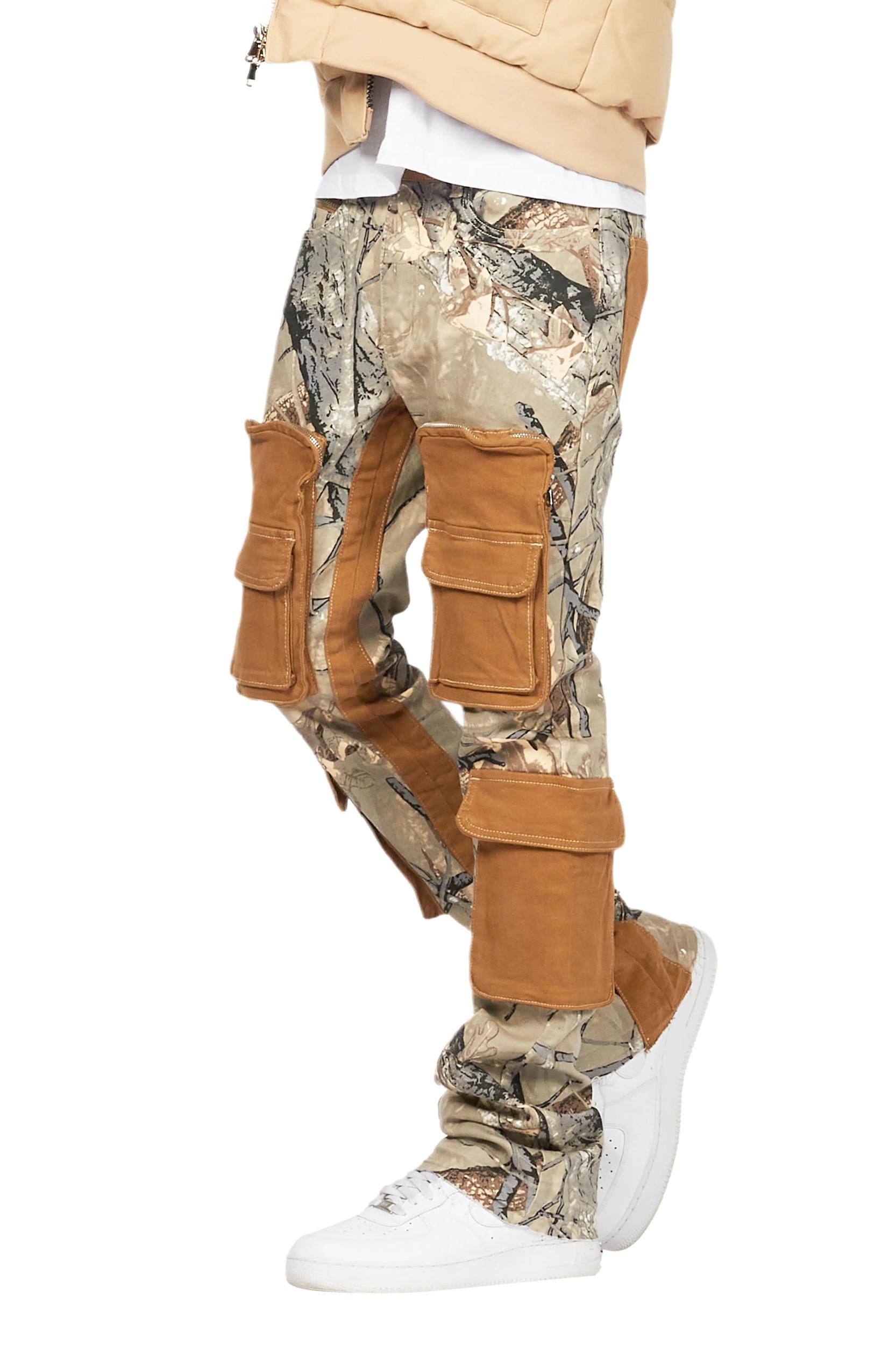 Boys Petter Beige Baggy Fit Jean Boys Product Image