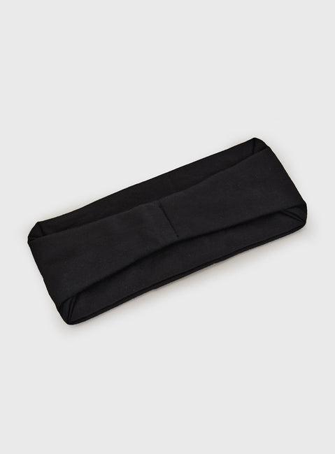 The Juney Headband Black Product Image
