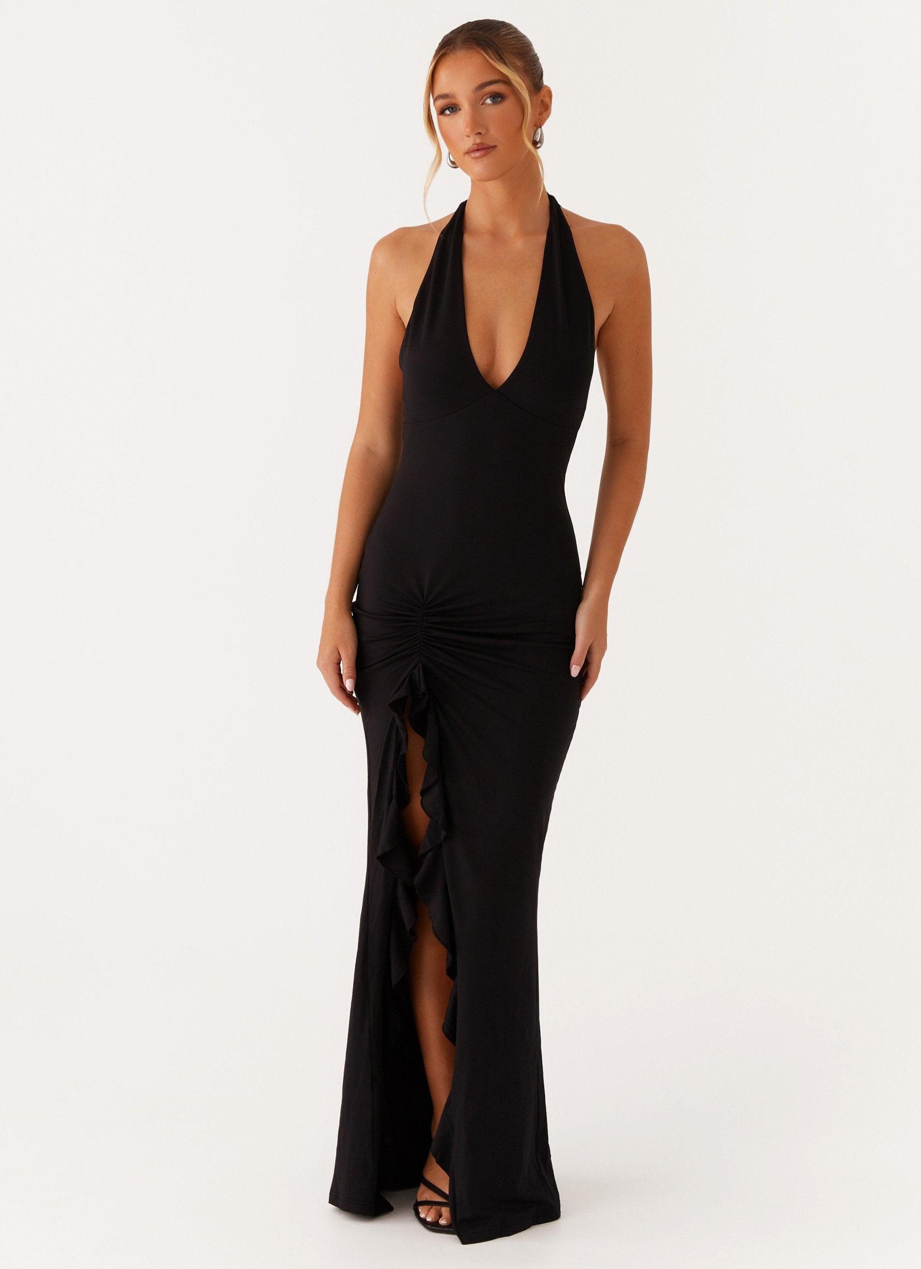 Charmed By You Maxi Dress - Black Product Image