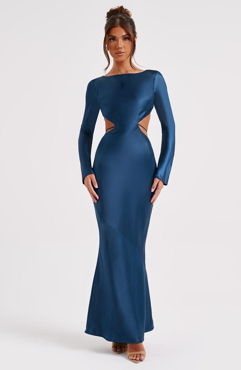 Rafi Maxi Dress - Teal Product Image