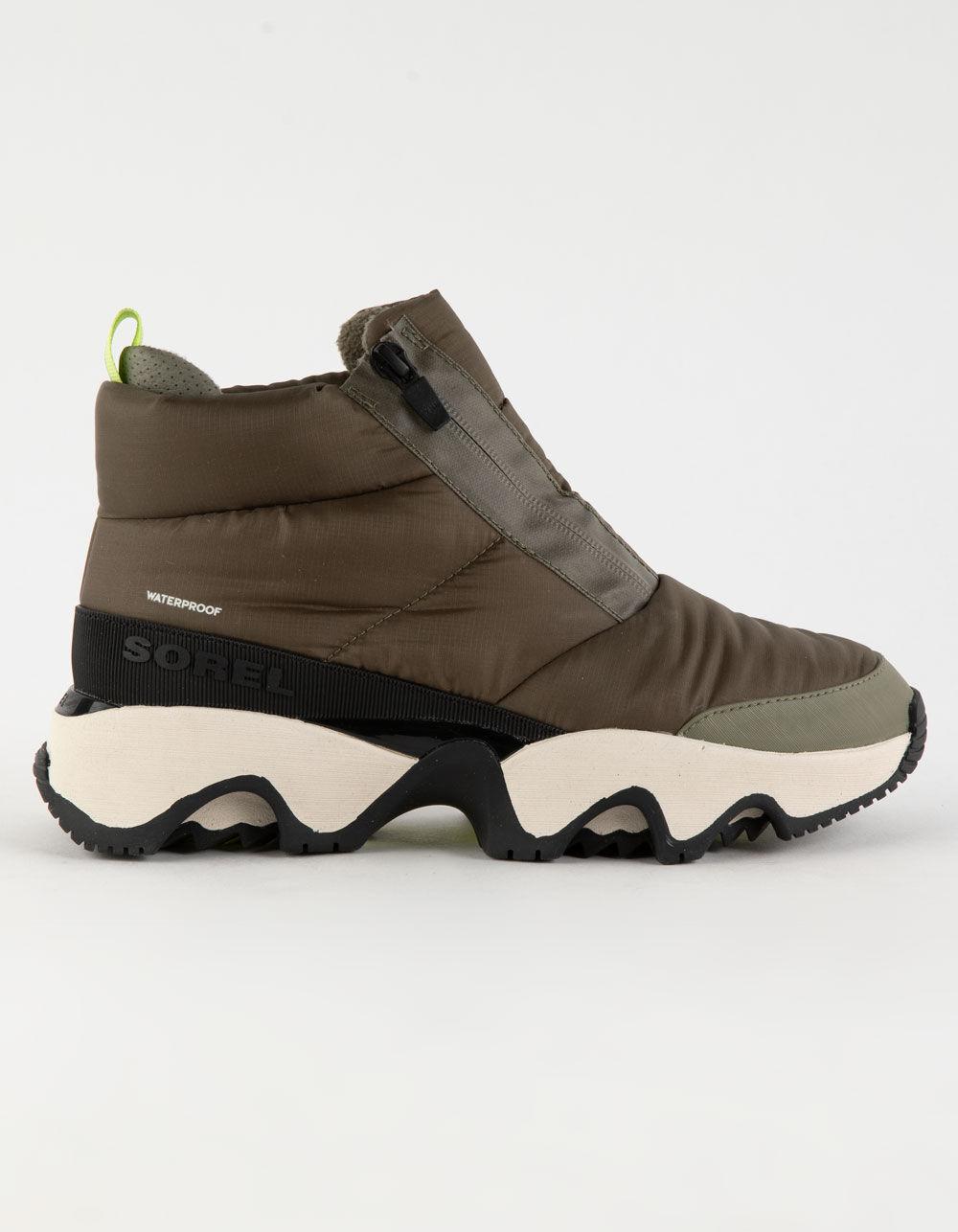 SOREL Kinetic™ Impact Puffy Zip Womens Boots - LIME Product Image