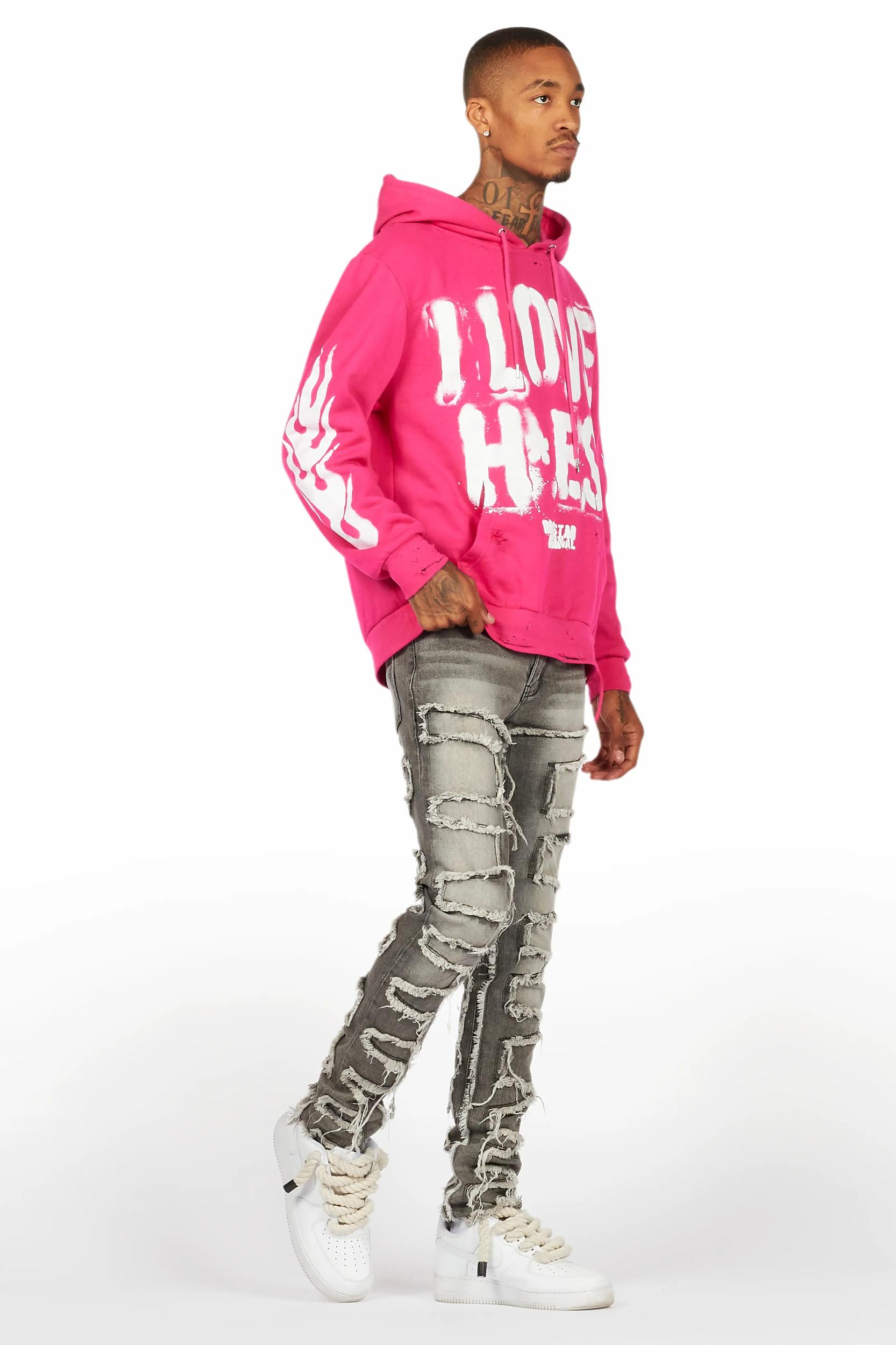 Ummar Black Oversized Graphic T-Shirt Male Product Image