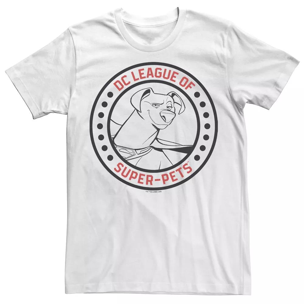 Men's DC Super Pets DC League Of Super Pets Krypto Badge Tee,  Product Image