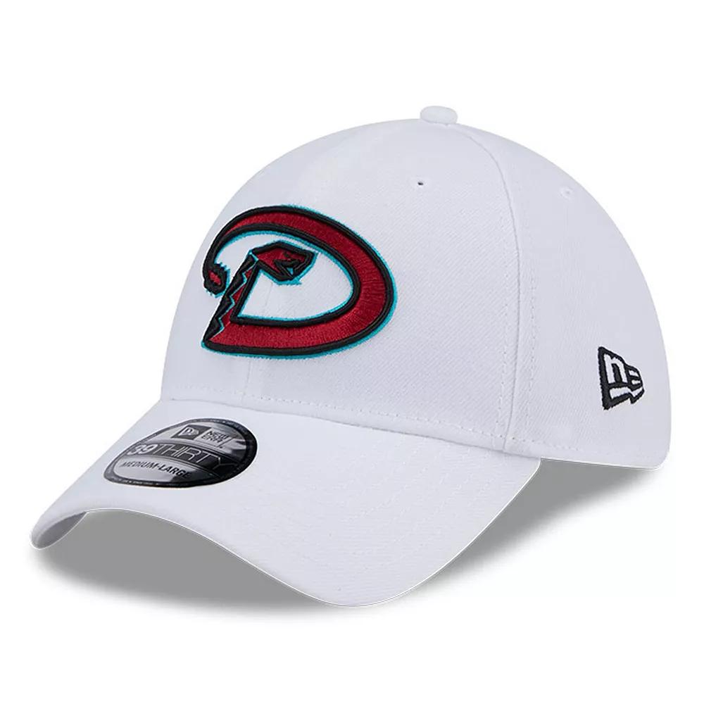 Men's New Era White Arizona Diamondbacks Evergreen 39THIRTY Flex Hat, Size: Large/XL Product Image