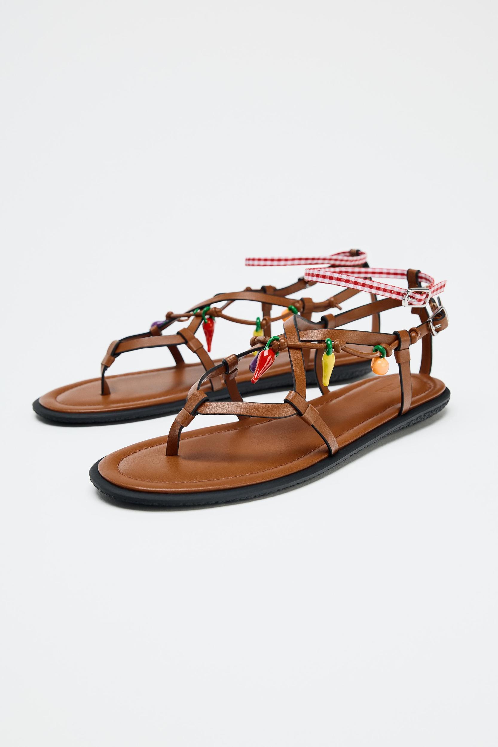 CHARM STRAP SANDALS Product Image