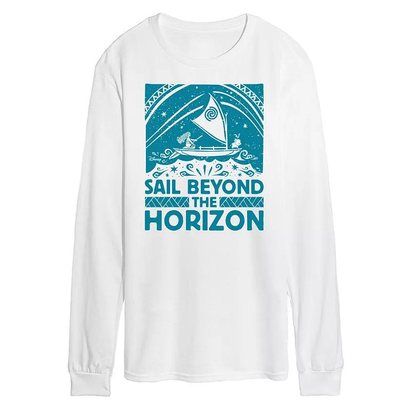 Disney's Moana Men's Beyond Horizon Long Sleeve Graphic Tee,  Product Image